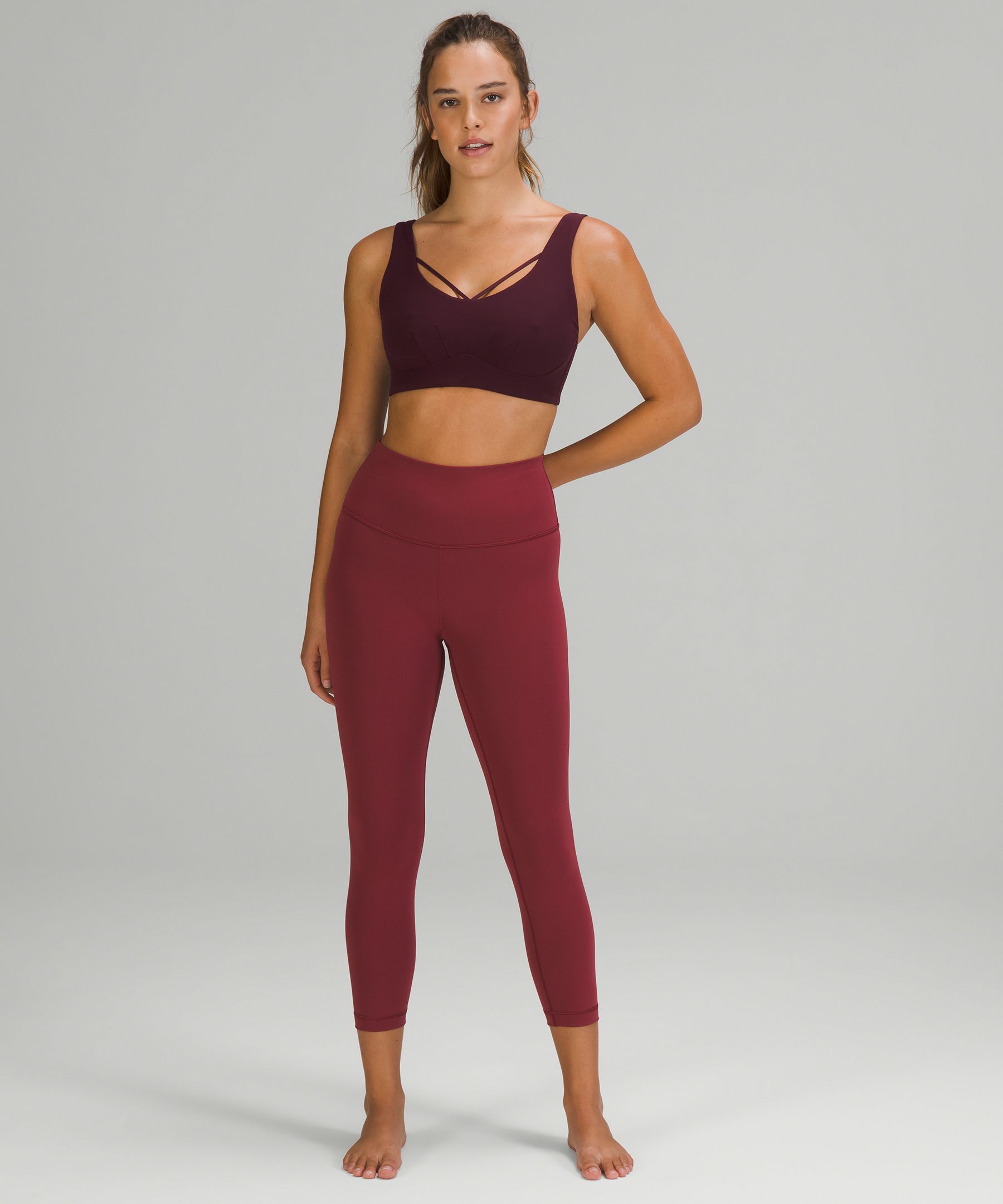 Lululemon Nulu Strappy Yoga Bra Light Support, size 6 - $55 New With Tags -  From Stephanie