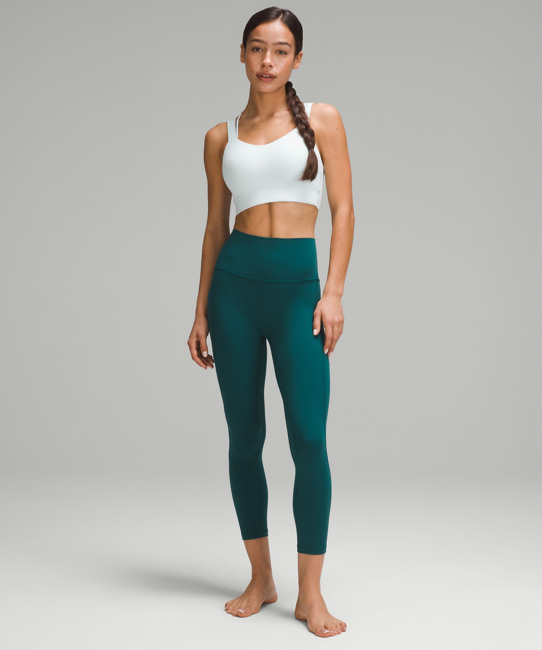 Lululemon Like a Cloud Longline Bra *Light Support, D/DD Cup - Dark Olive -  lulu fanatics