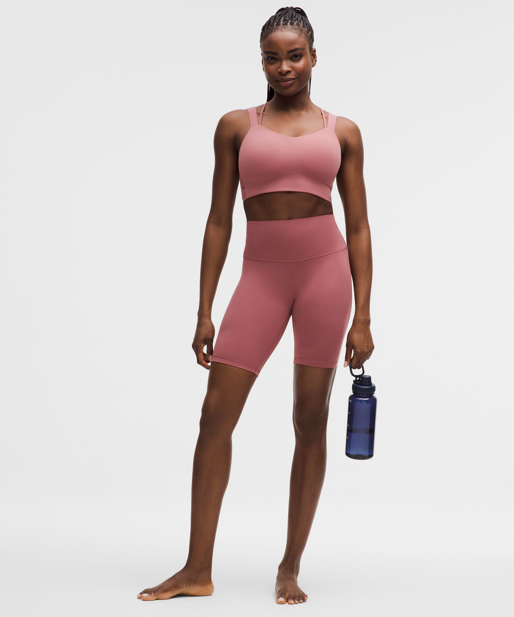【新品】Lululemon ヨガブラ 6サイズ ホワイト 2枚セット Like a Cloud ロングラインブラ *ライトサポート、D/DDカップ