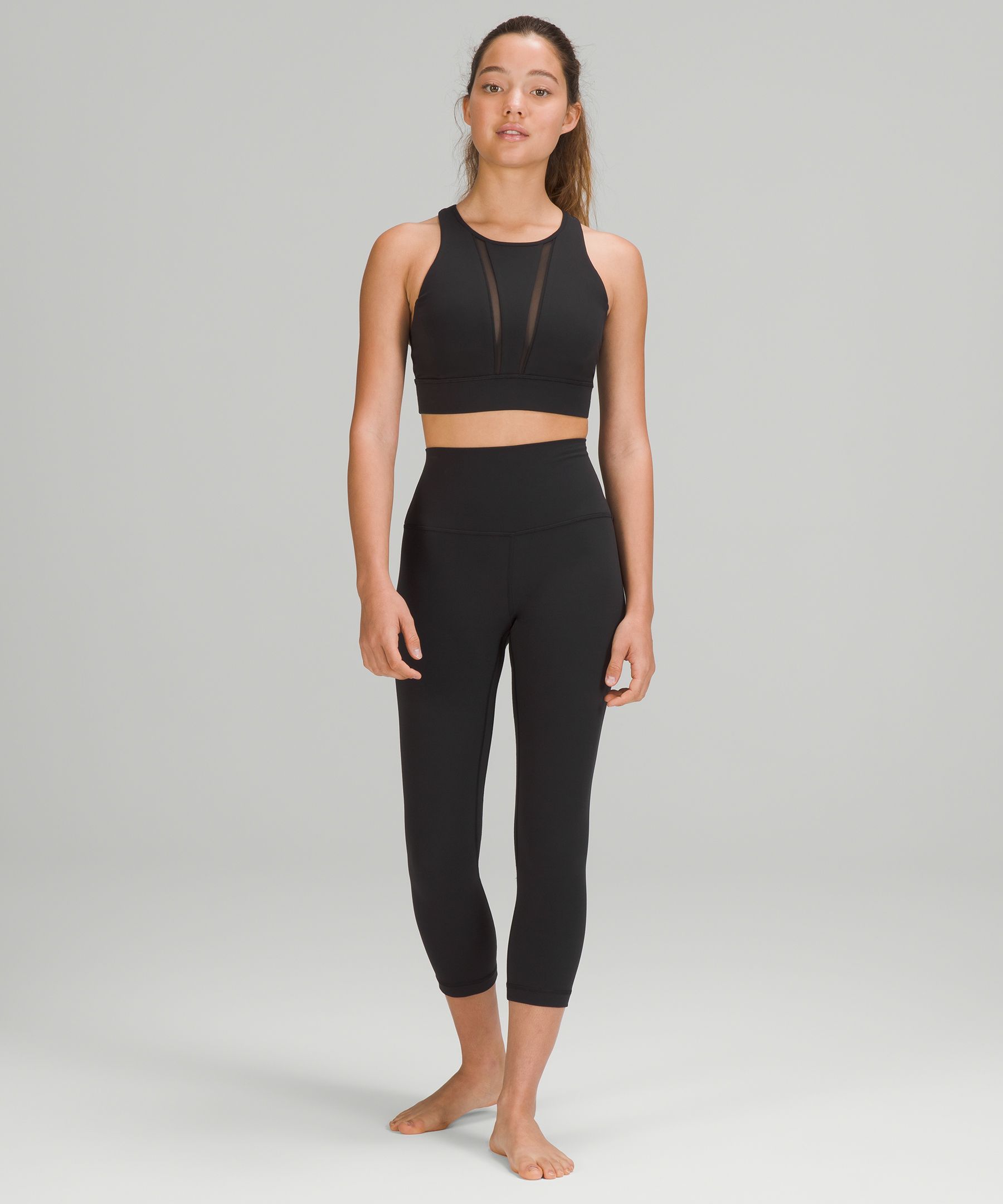 Lululemon - Nulu Mesh High-Neck Racerback Bra *Light Support, C/D Cup  Online Only