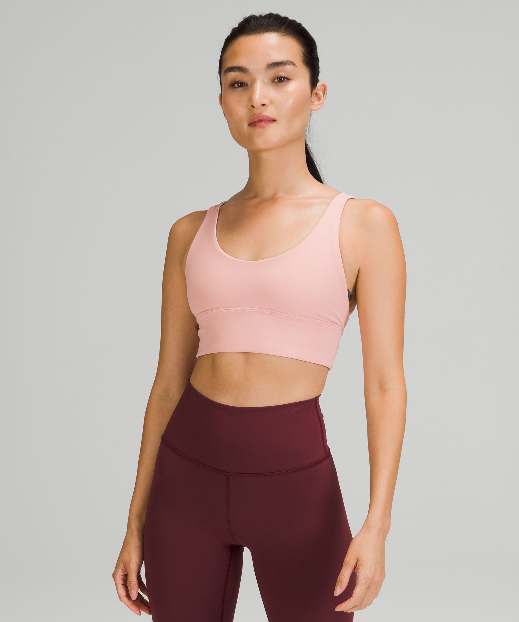 Lululemon Align™ Bra Light Support, A/b Cup In Pink Puff/pink Mist