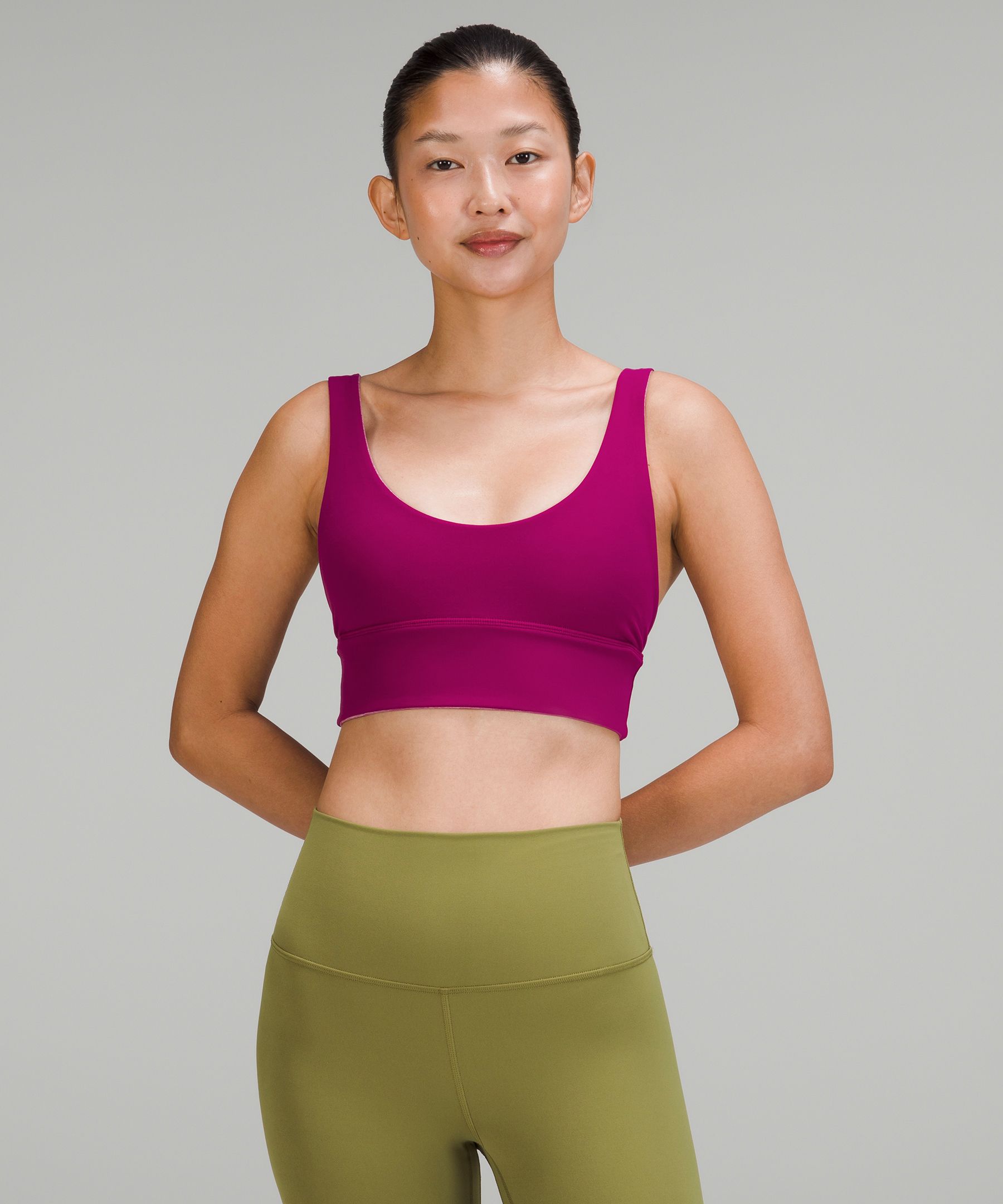 Lululemon Align™ Reversible Bra Light Support, A/b Cup In Silver Blue/white  Opal | ModeSens