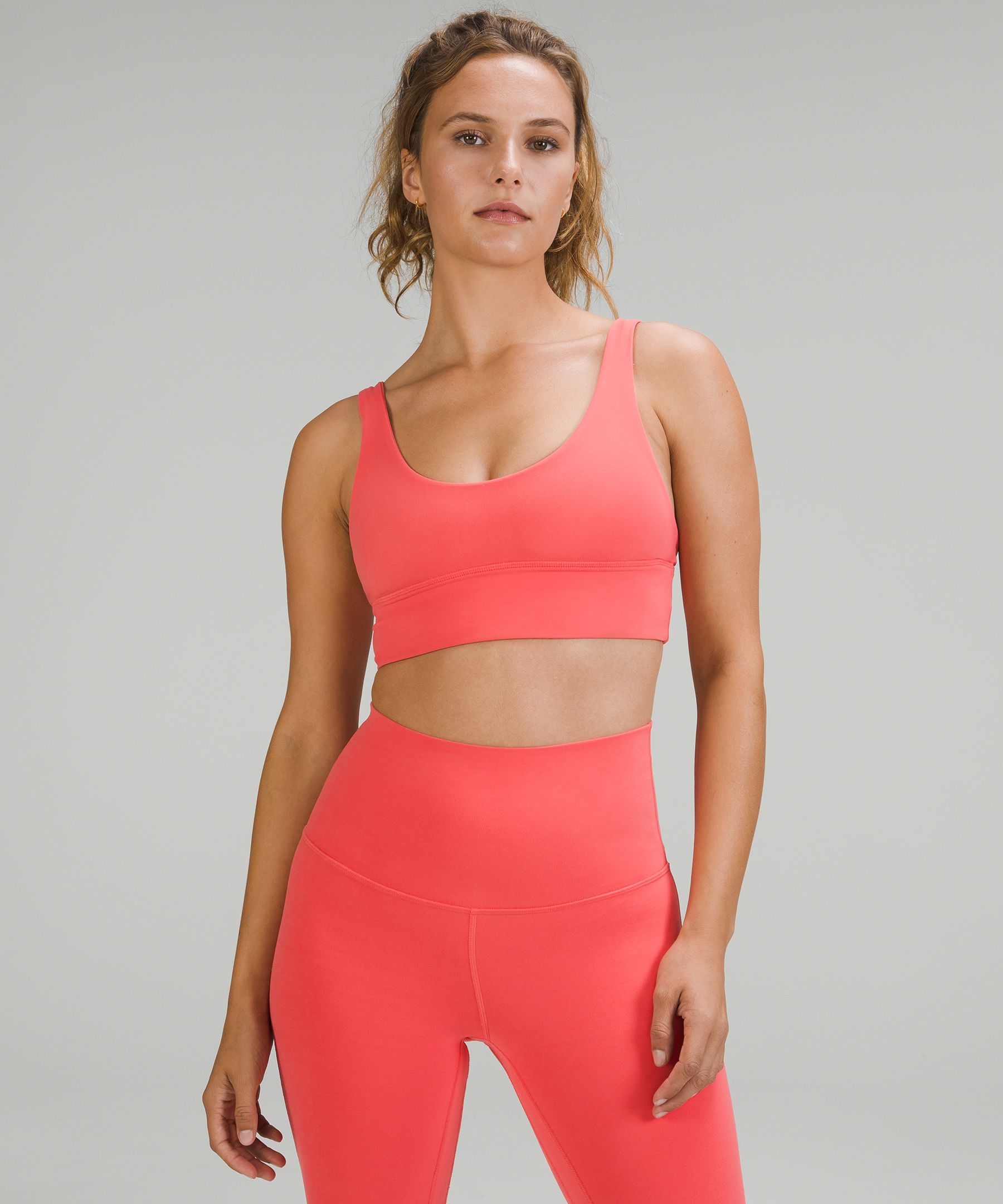 Lululemon Align Reversible Bra *Light Support, A/B Cup - Sonic Pink / Sonic  Pink - lulu fanatics