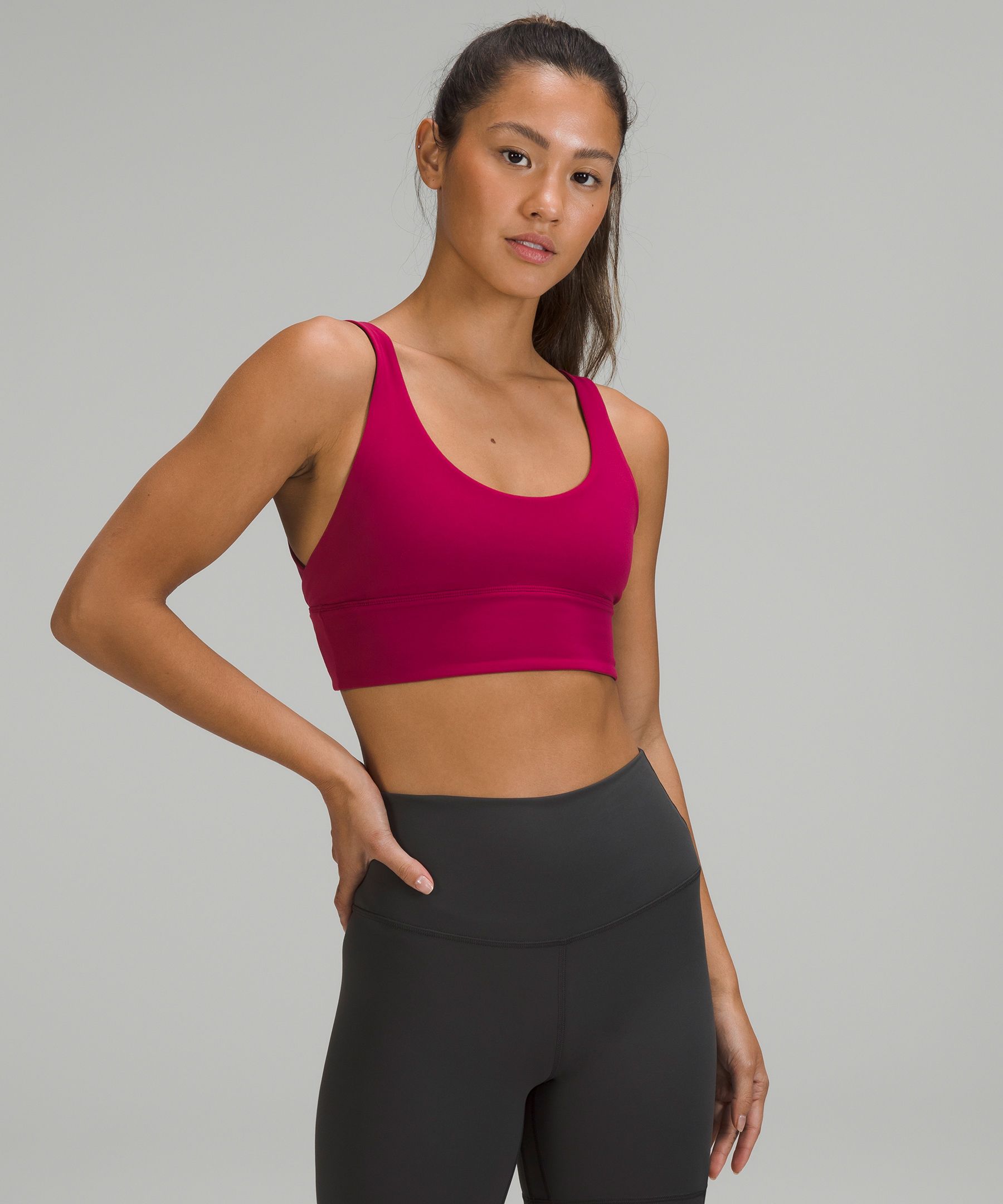 lululemon Align™ Reversible Bra Light Support, A/B Cups white/pink