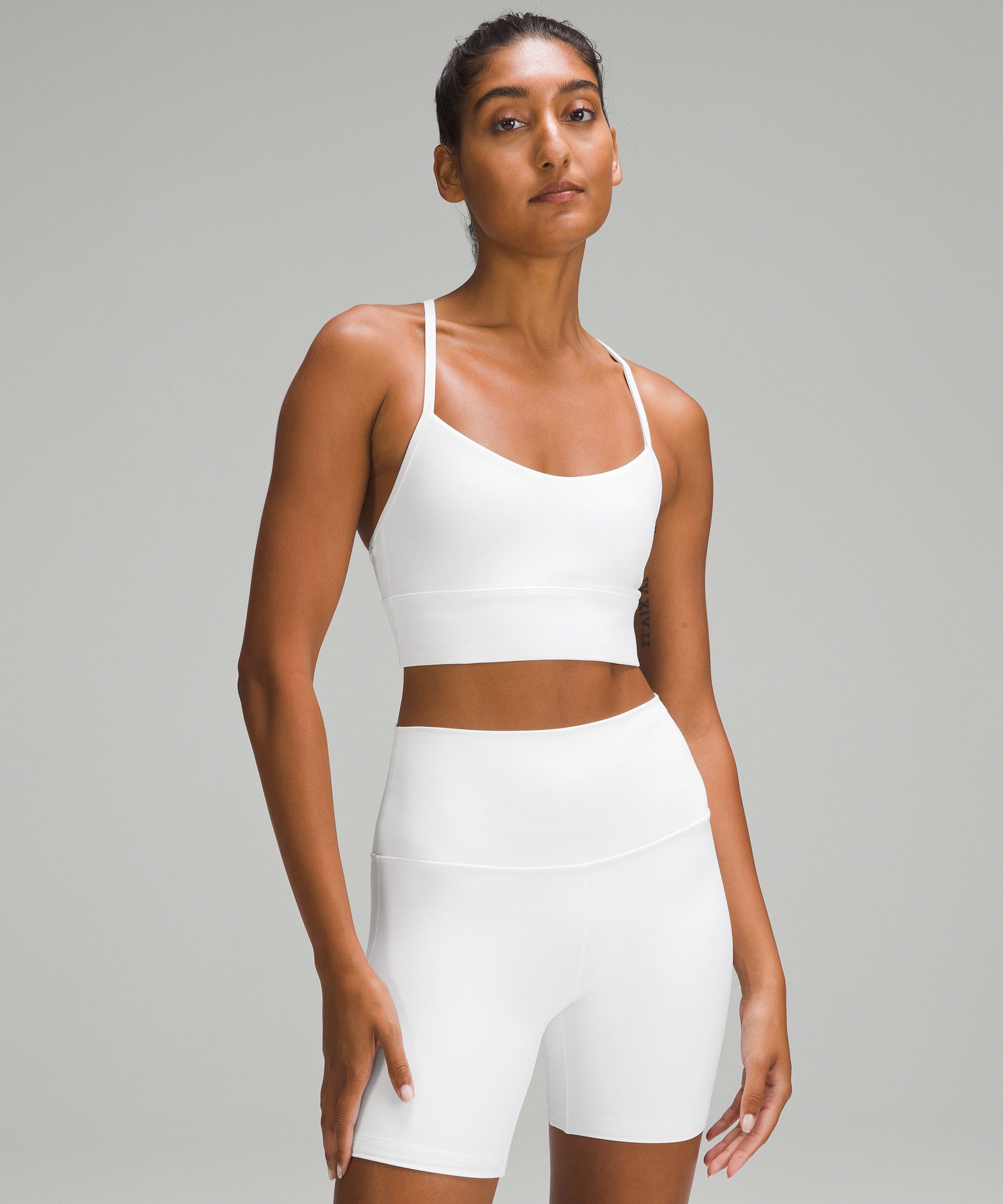 Lululemon Flow Y Nulu Longline Bra Light Support, A-c Cups