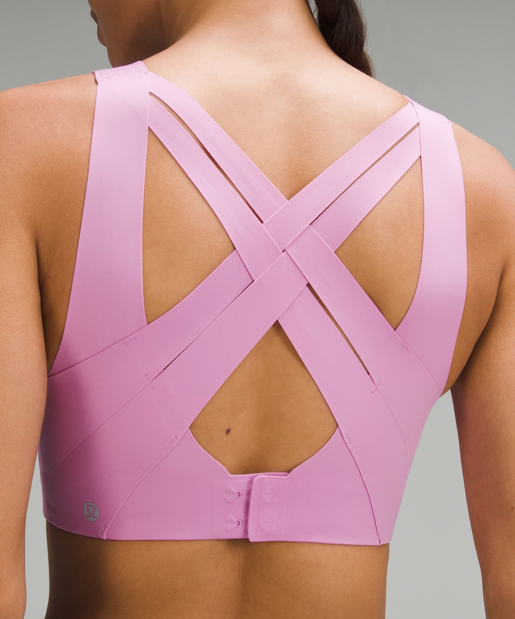 Lululemon Enlite Weave-Back Bra *High Support, A–DDD(E) Cups - Dew Pink -  lulu fanatics