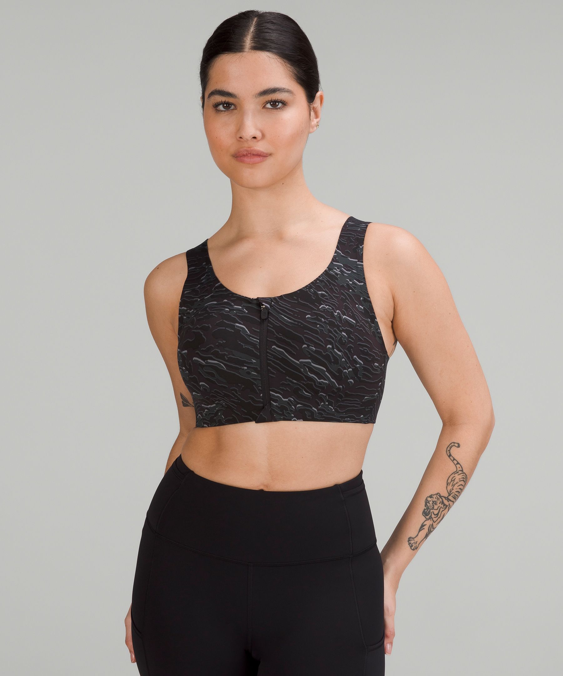 lululemon athletica, Intimates & Sleepwear, Lululemon Enlite Zip Front Bra  Top