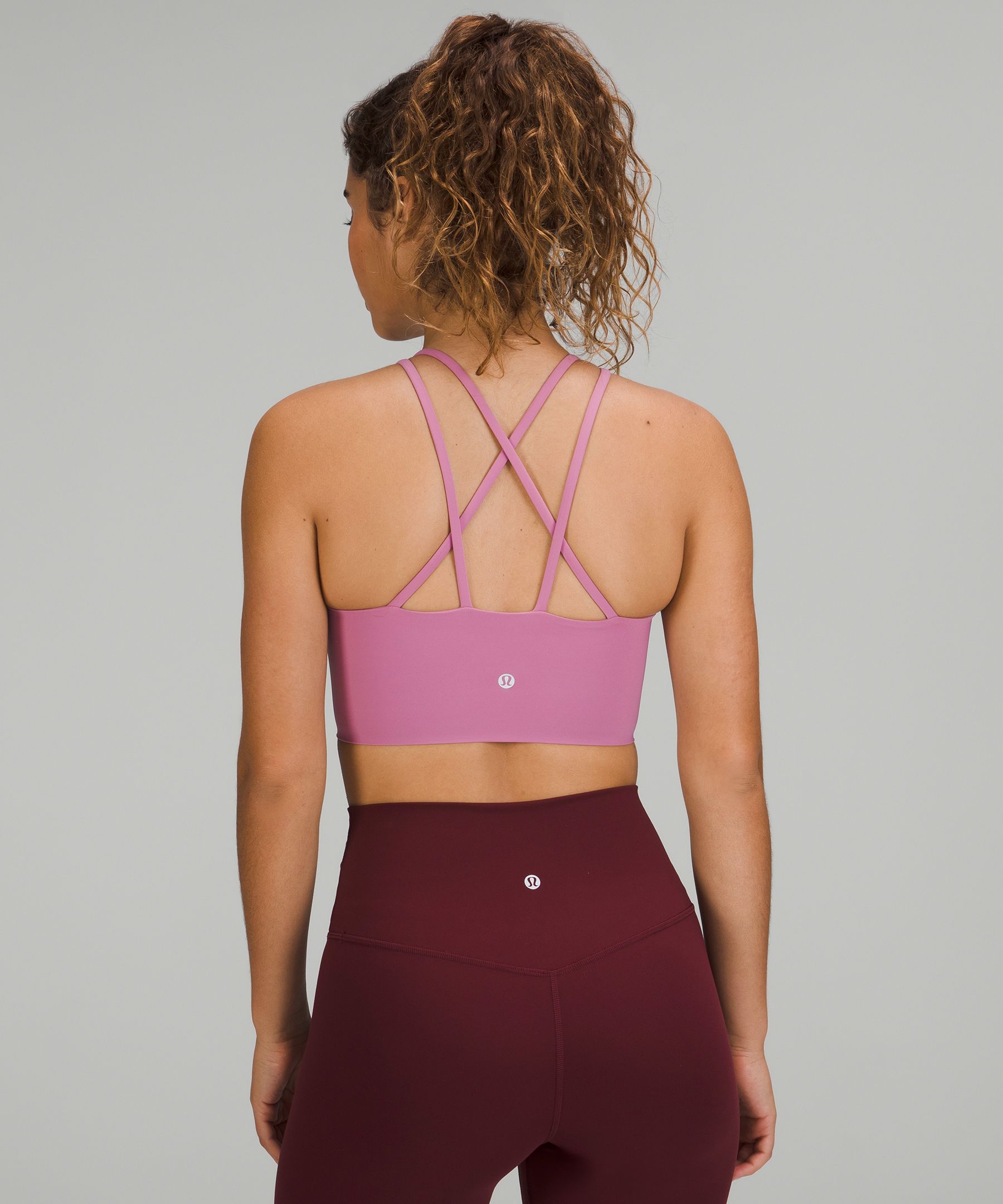 Lululemon Like A Cloud High-neck Longline Ribbed Bra Light Support