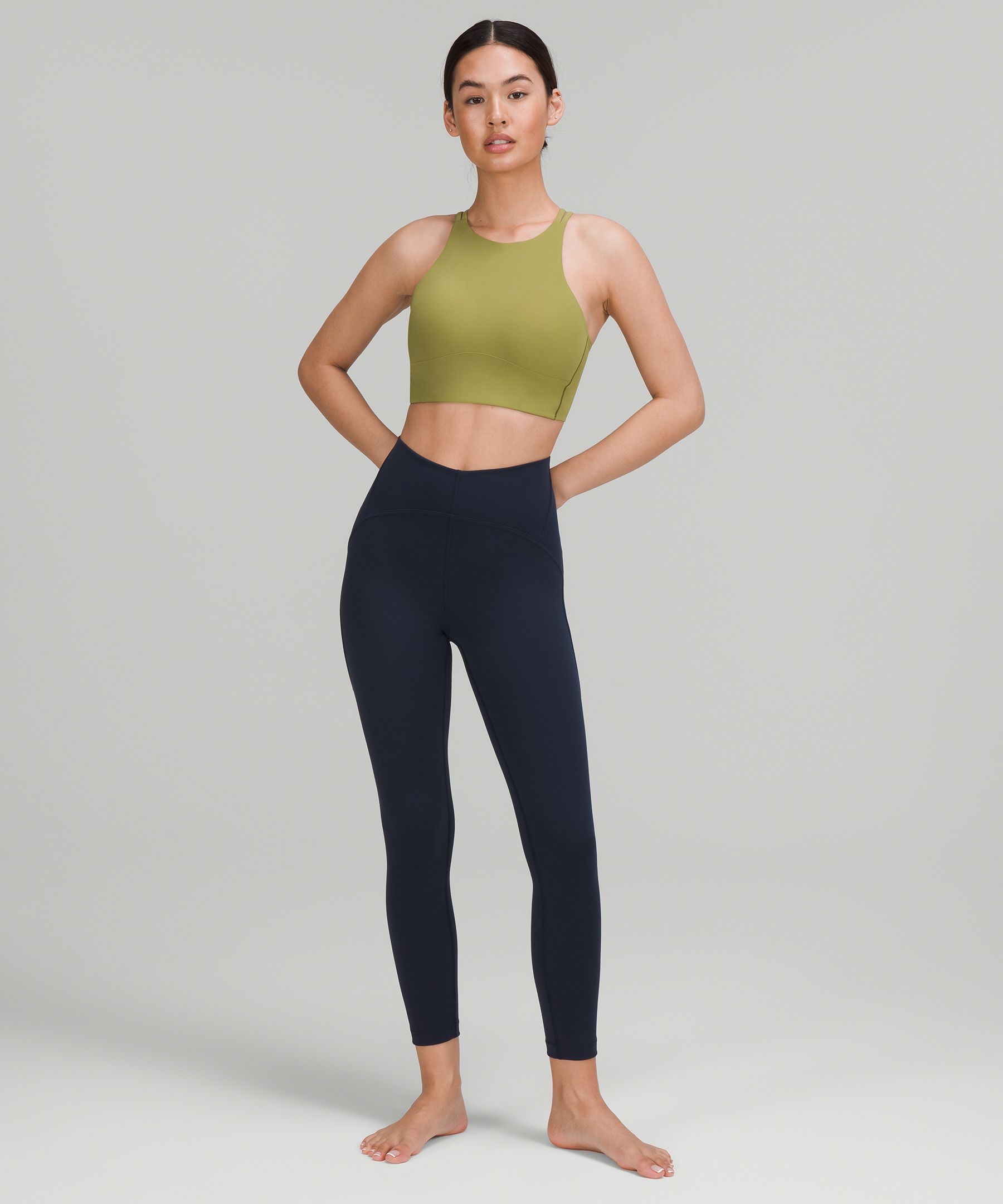 Lululemon + Like a Cloud High-Neck Longline Bra Light Support, B/C