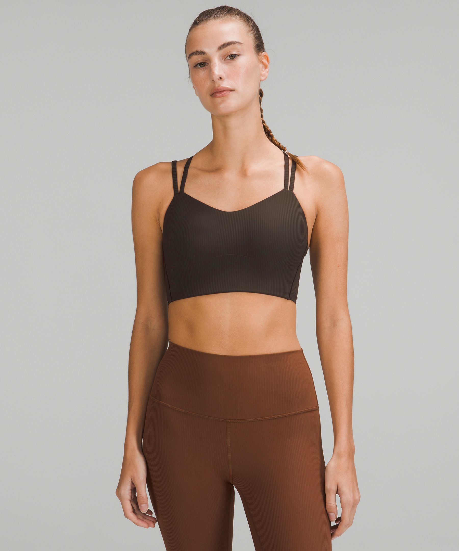 Lululemon Like A Cloud Longline Bra Light Support worn by Chelsea