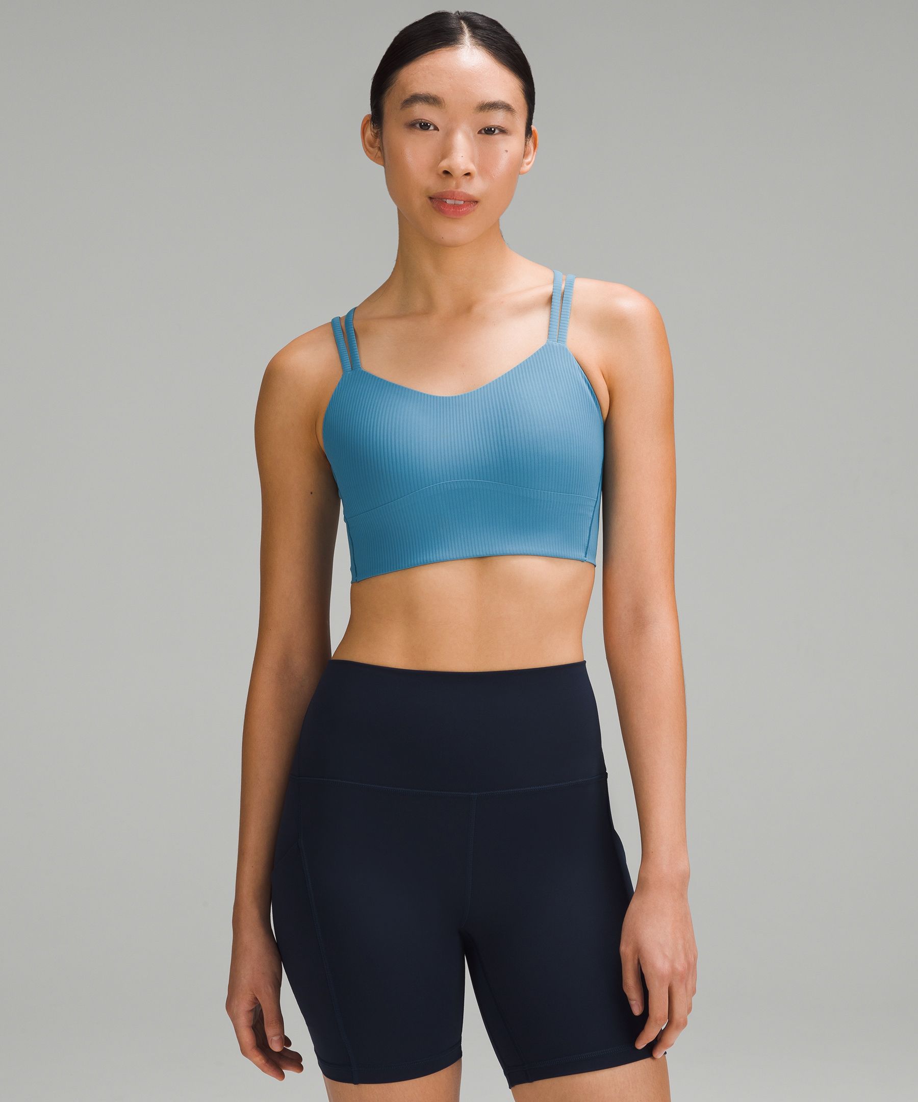 Like a Cloud Ribbed Longline Bra