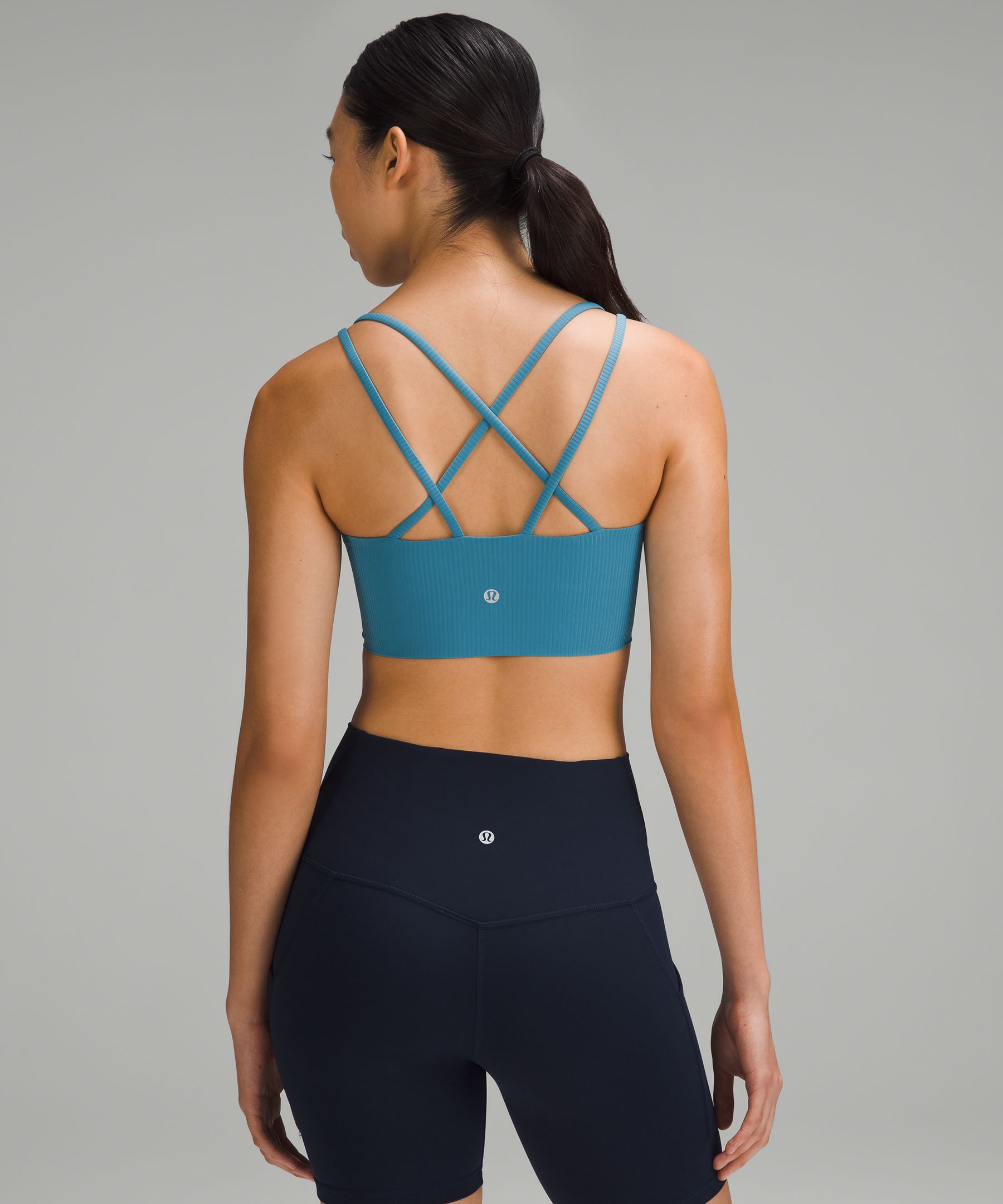 Like a Cloud Ribbed Longline Bra