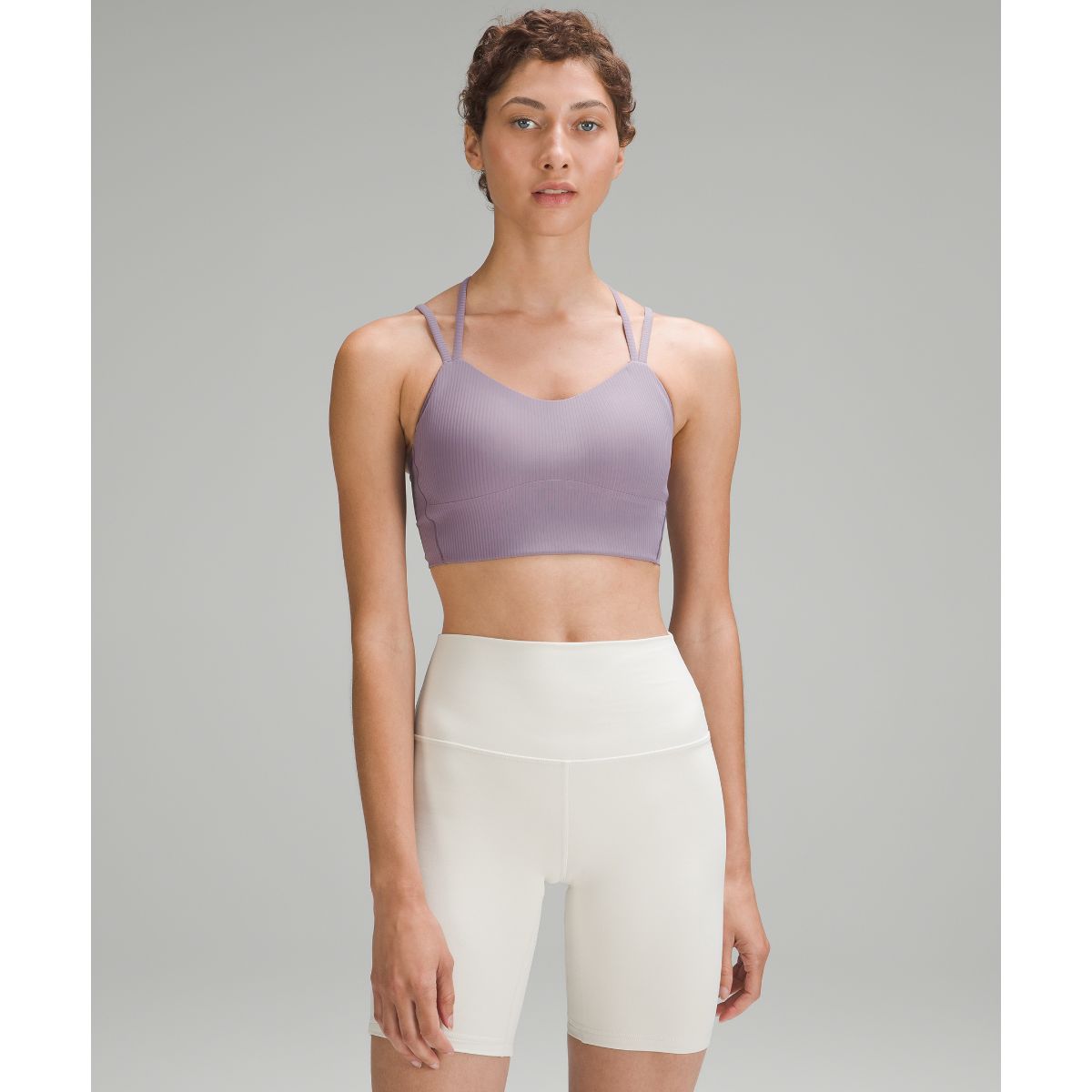 Like a Cloud Ribbed Longline Bra Light Support, B/C Cup