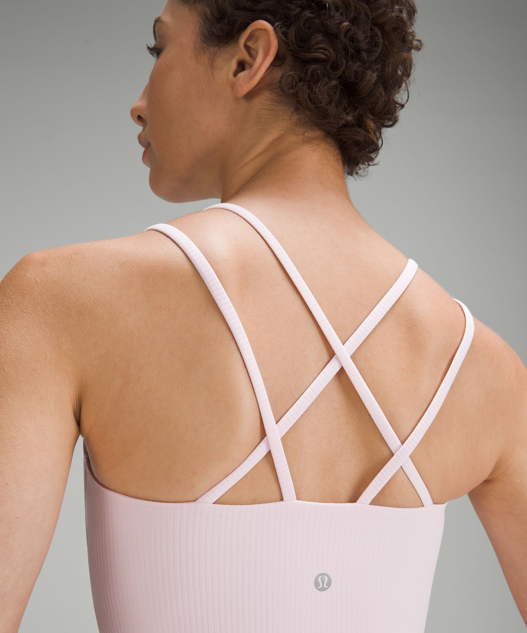 Lululemon Like a Cloud Ribbed Longline Bra *Light Support, B/C Cup - Powder  Blue - lulu fanatics