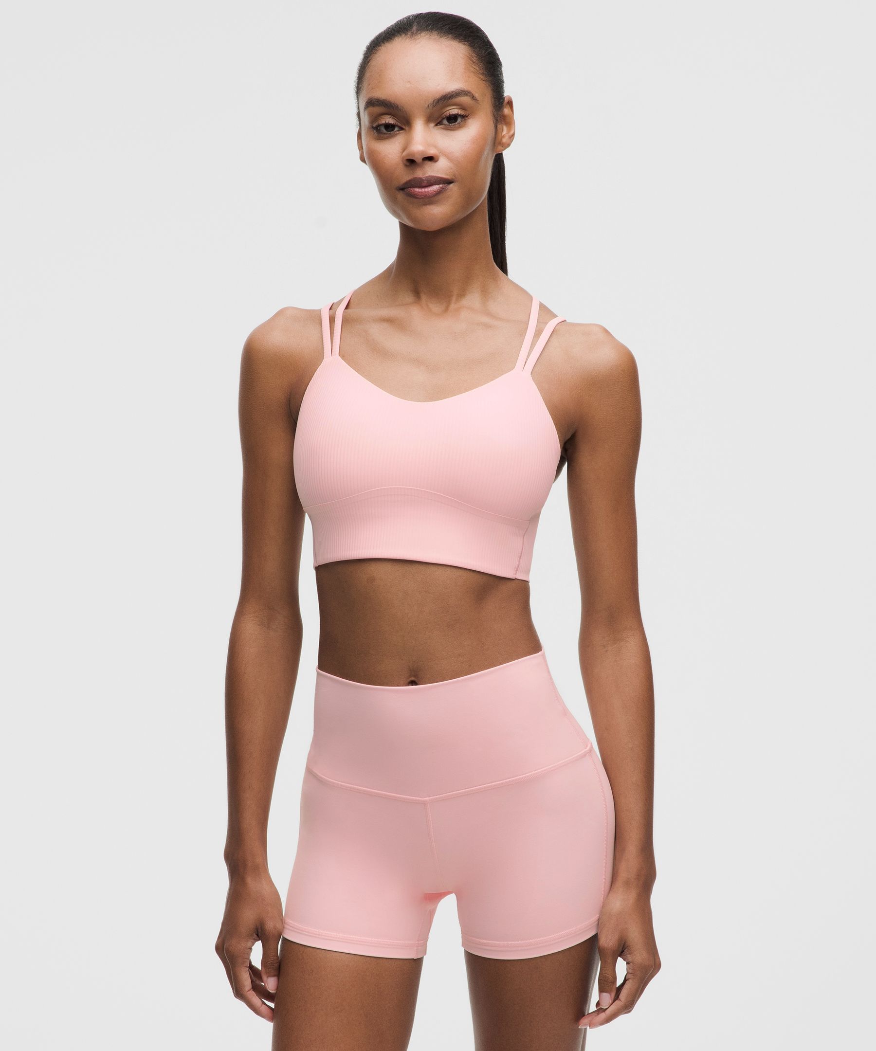 Like a Cloud Ribbed Longline Bra 