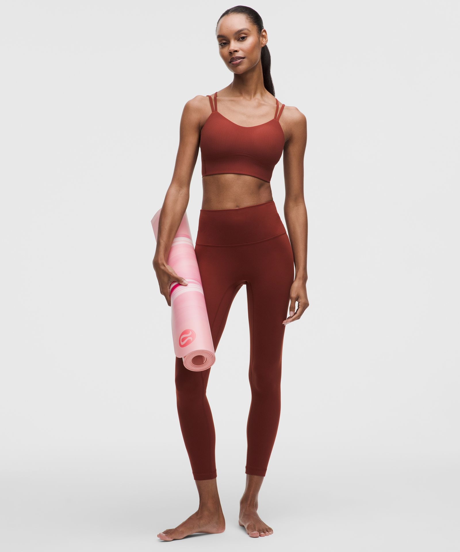 Lululemon Like a Cloud Ribbed Longline Bra *Light Support, B/C Cup — фото 3