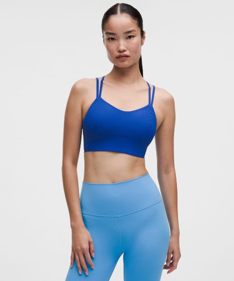 Бра Like Longline, лёгкая поддержка, в рубчик — Lululemon