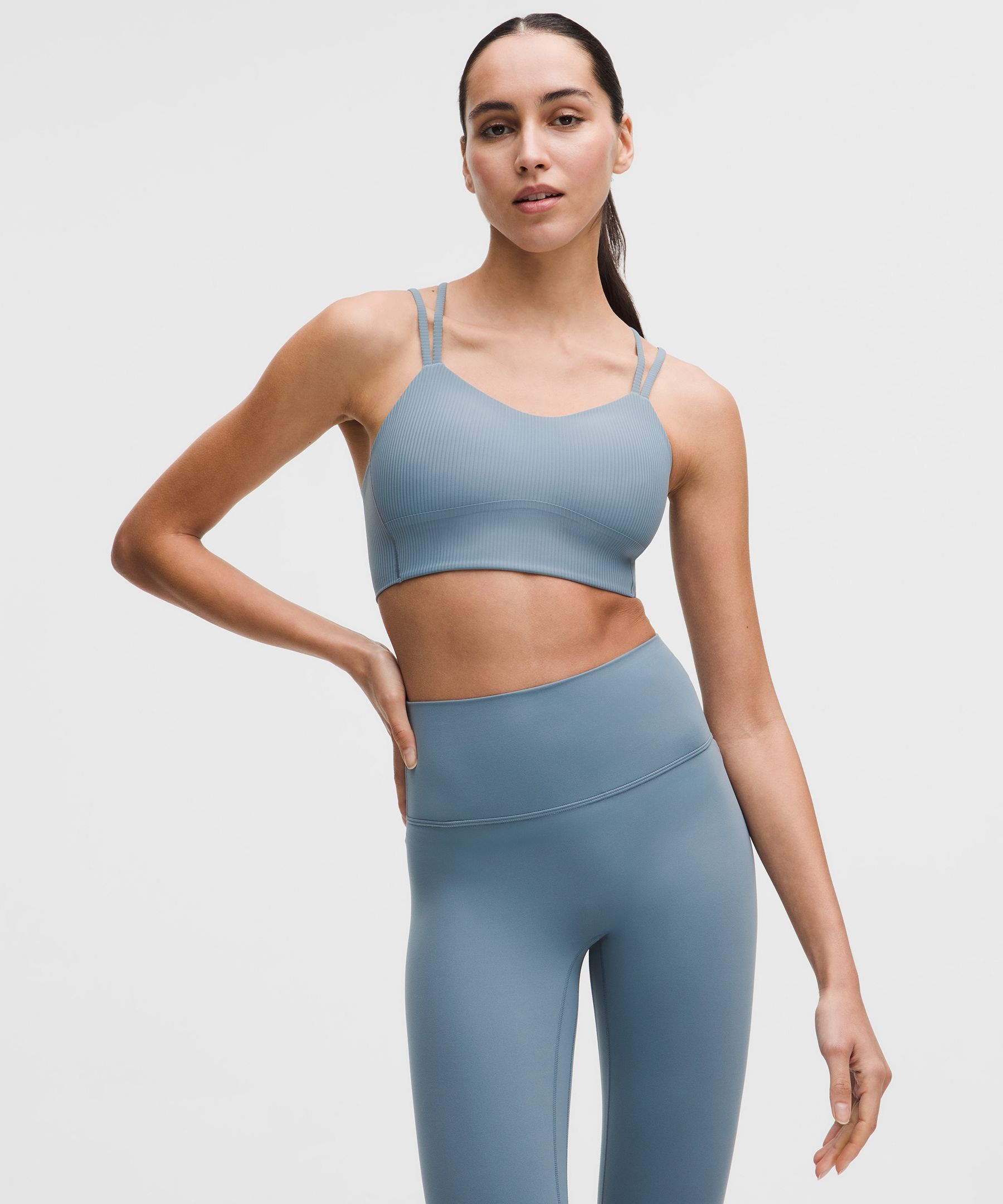 Like a Cloud Ribbed Longline Bra *Light Support, B/C Cup