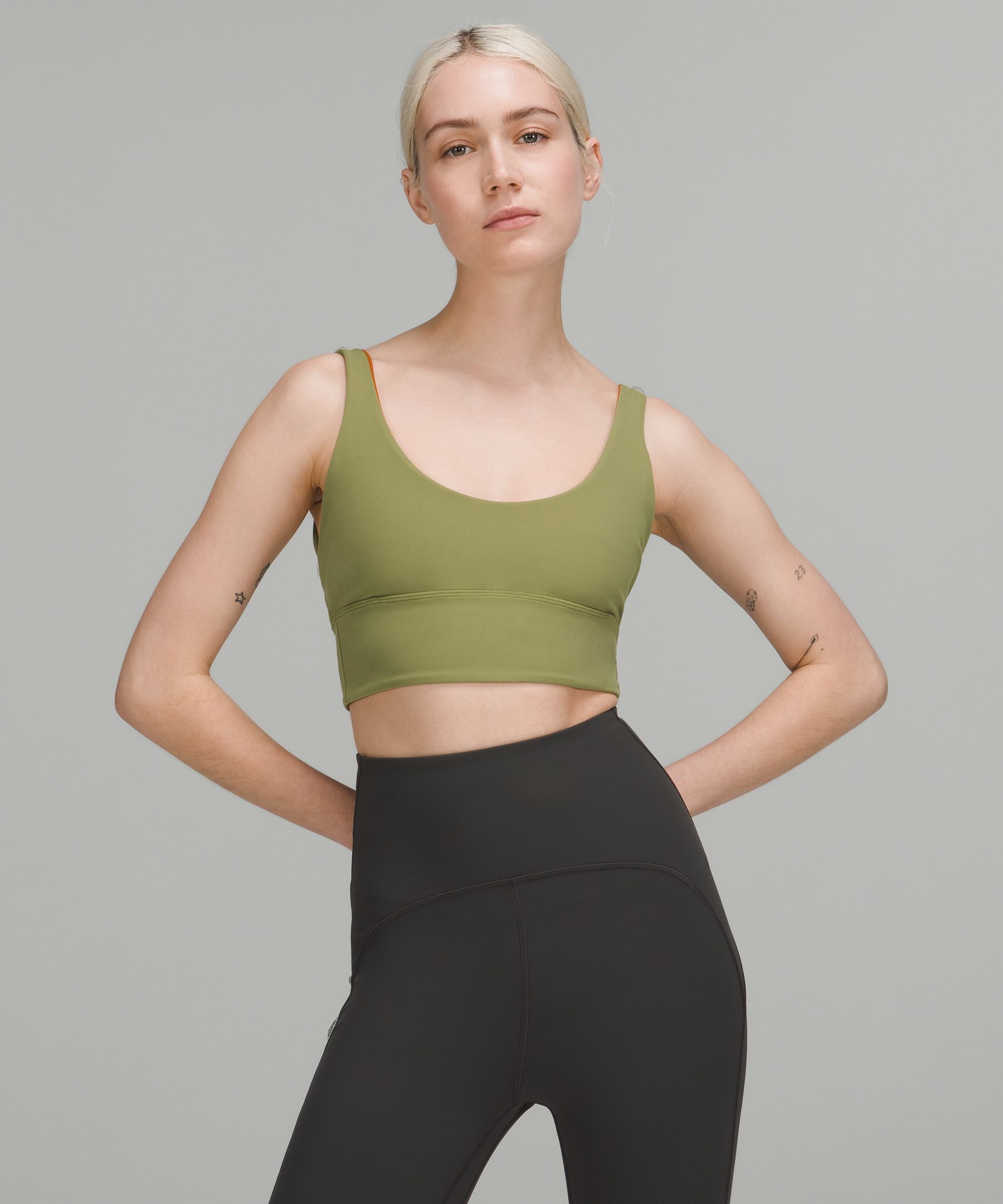 lululemon Align&trade; 雙面可穿運動內衣附罩杯 *低強度支撐，A/B 罩杯