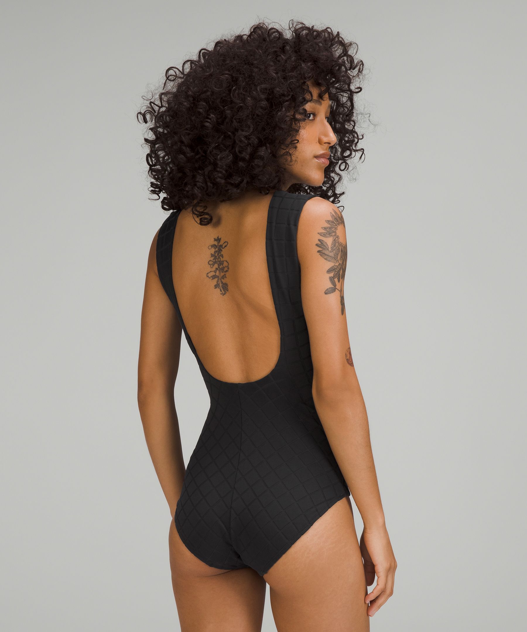 Waterside High-Neck One-Piece Swimsuit *Medium Bum Coverage