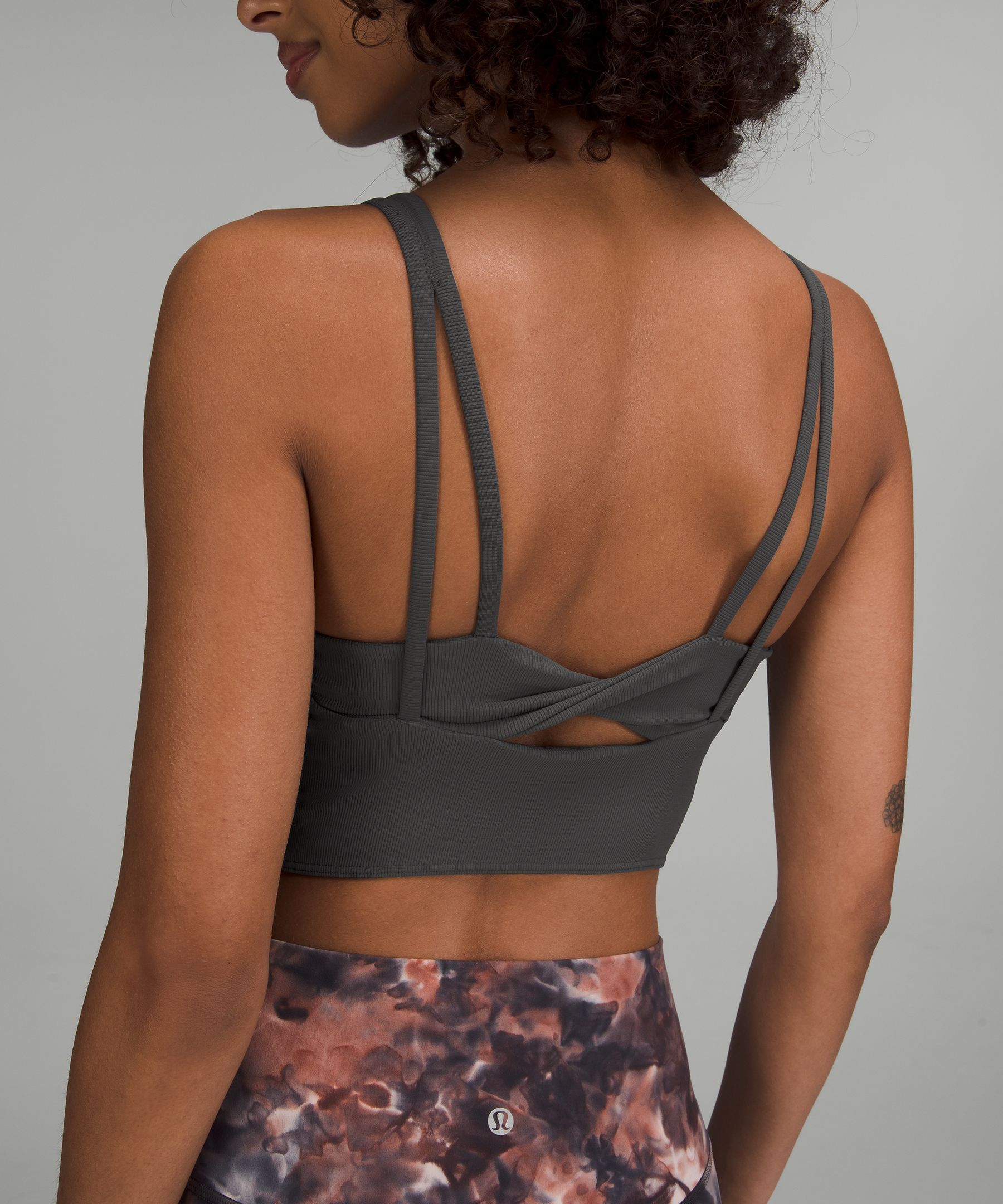 Low Support Twisted Backless Yoga Sports Bra