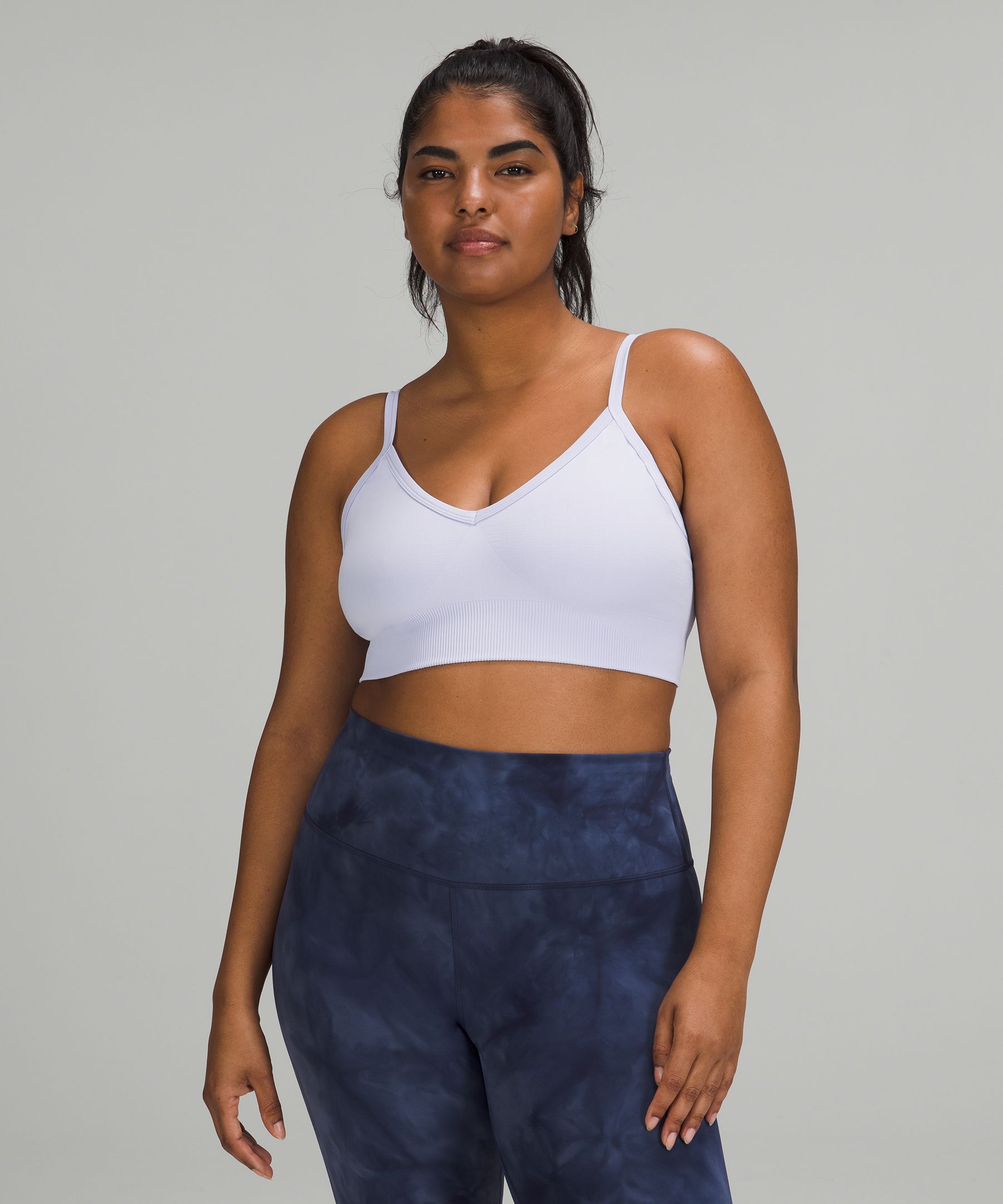 Lululemon Ebb To Street Bra II - Moss Rose - lulu fanatics