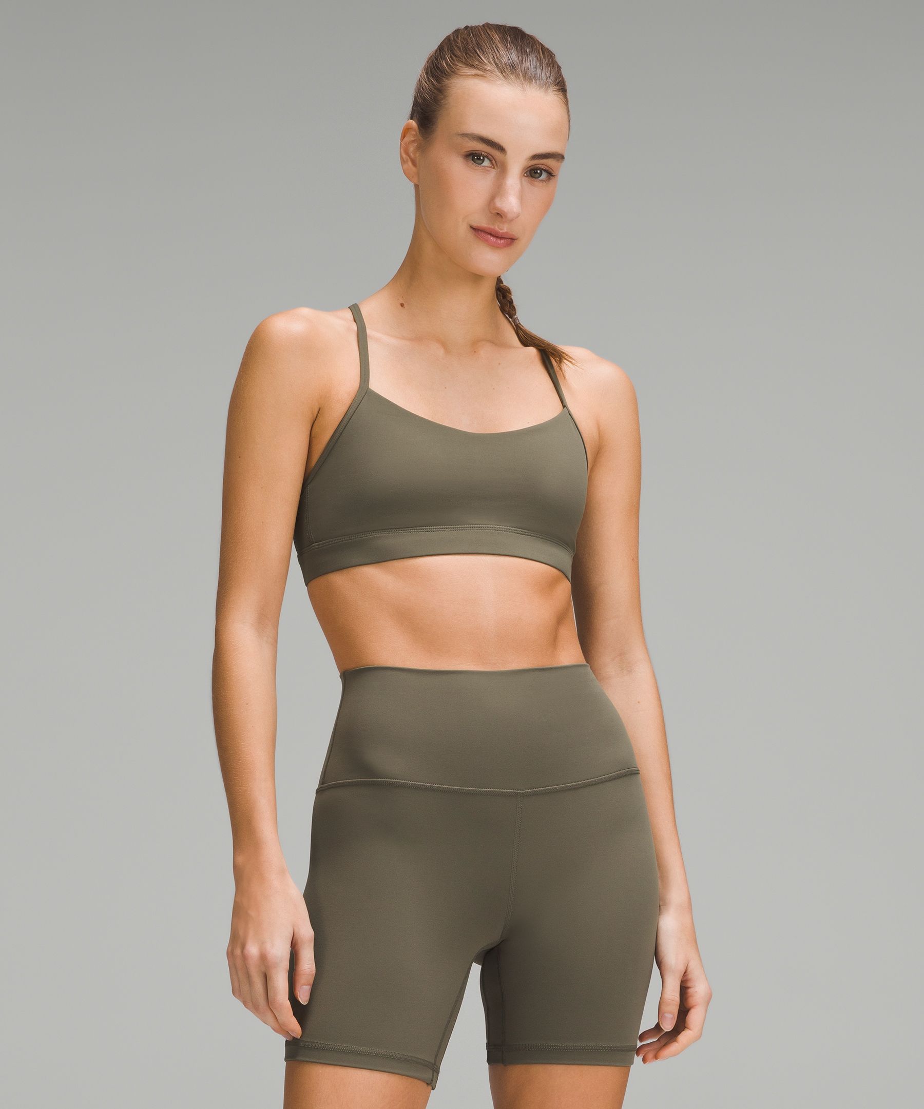 Women's Olive Sports Bras