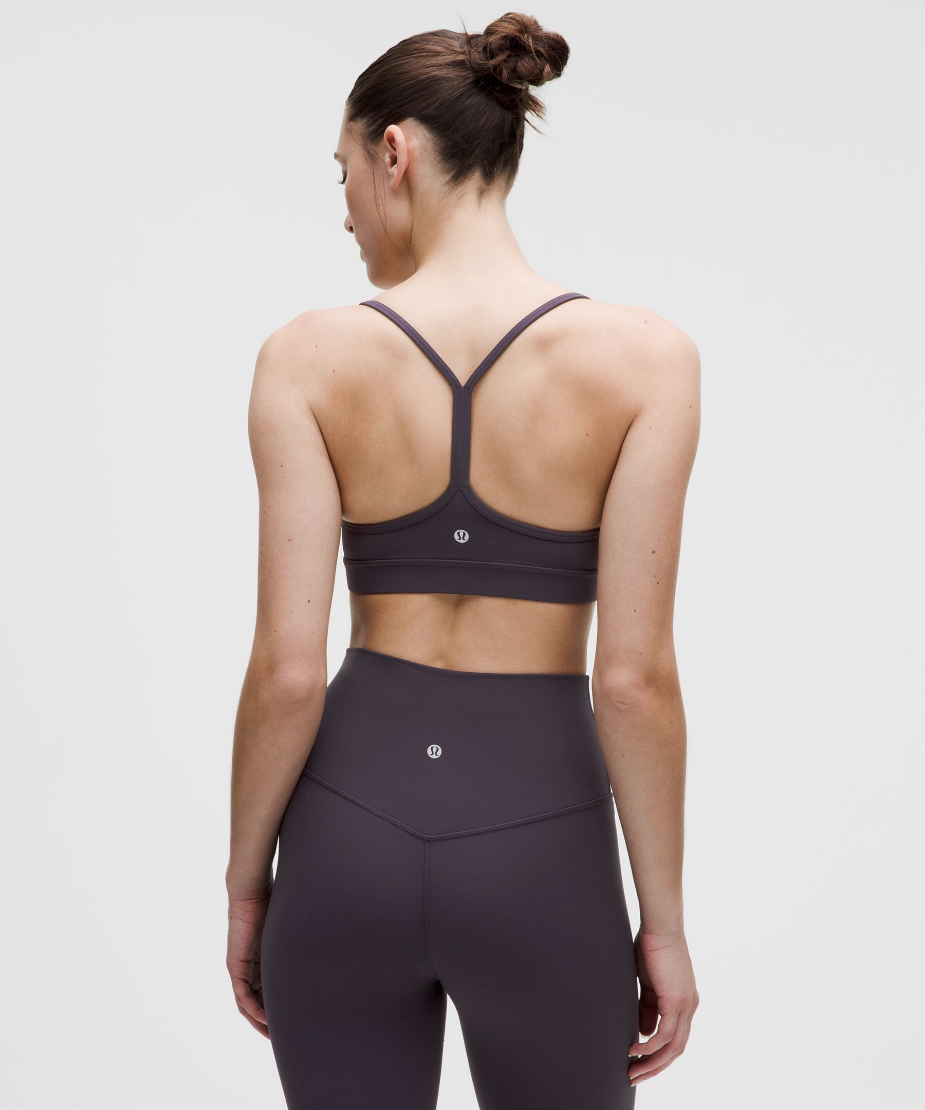 Lululemon Flow Y Bra Nulu In Purple