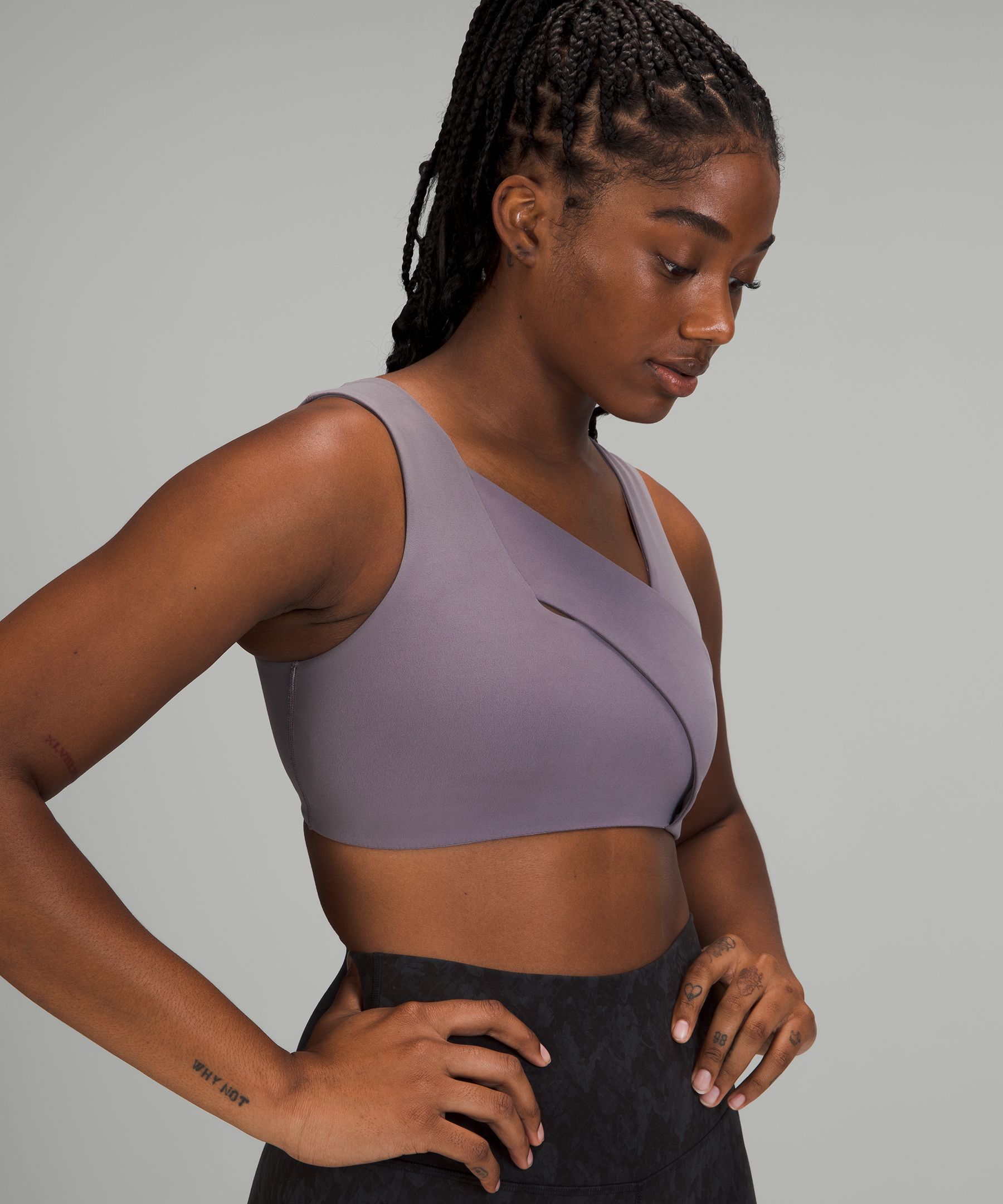 Lululemon Nulu Cross-Front Yoga Bra - Auric Gold Size 4 - $42