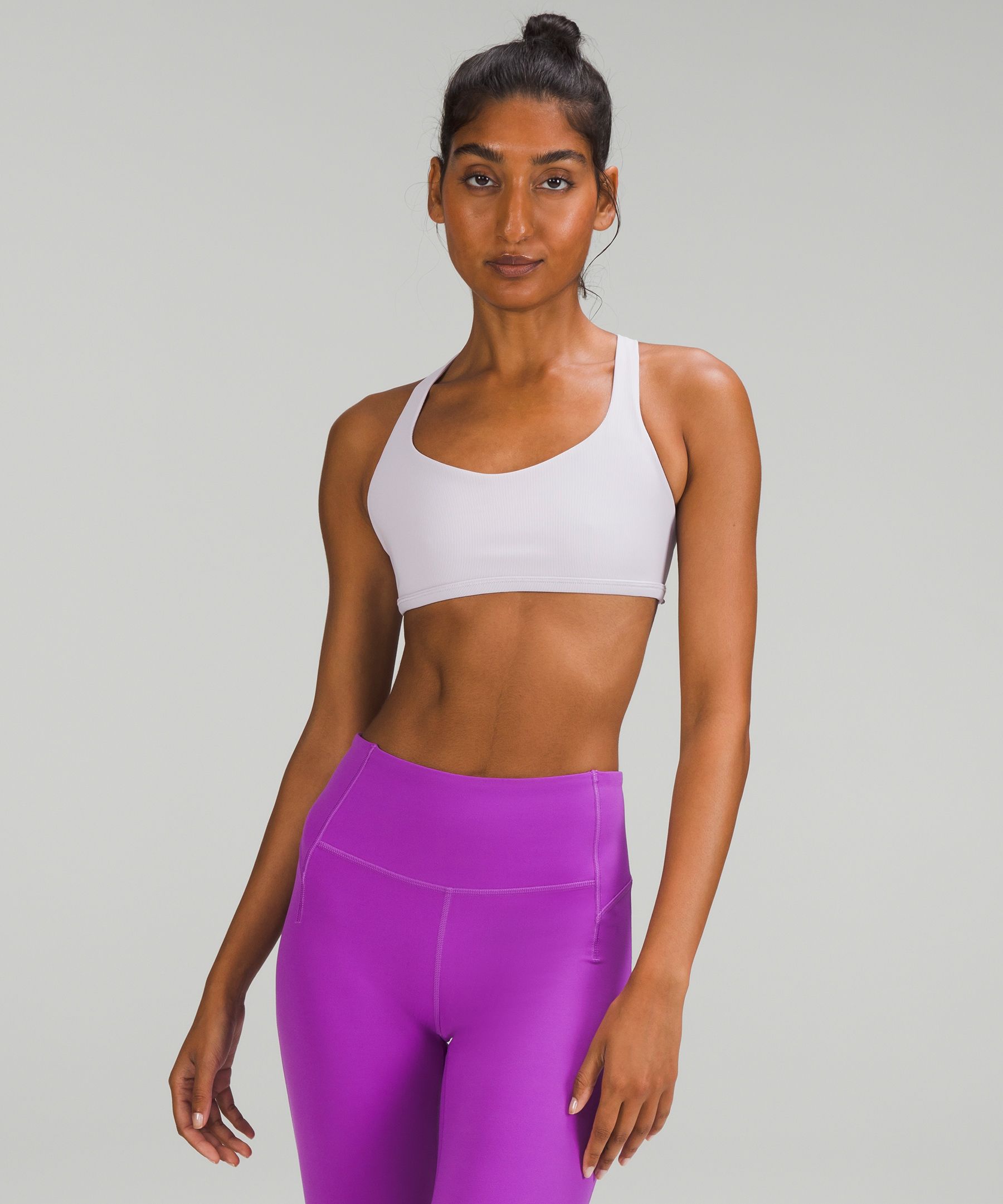 Lululemon Free To Be Ribbed Bra - Wild Light Support, A/b Cup