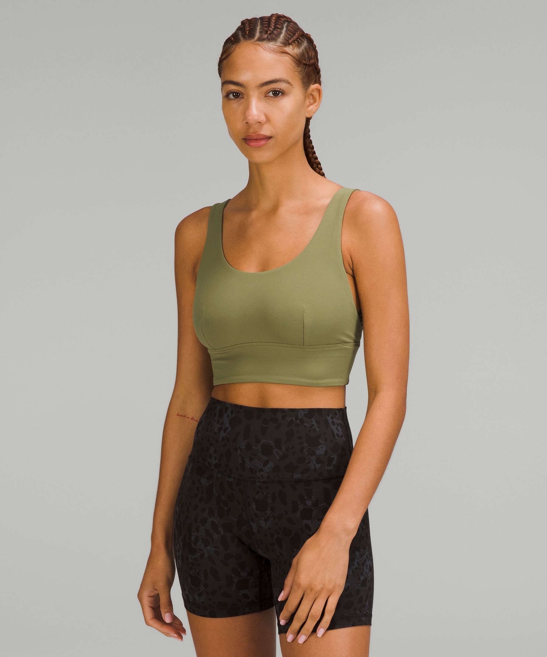 lululemon athletica, Intimates & Sleepwear, Lululemon All Powered Up Bra  Bronze Green