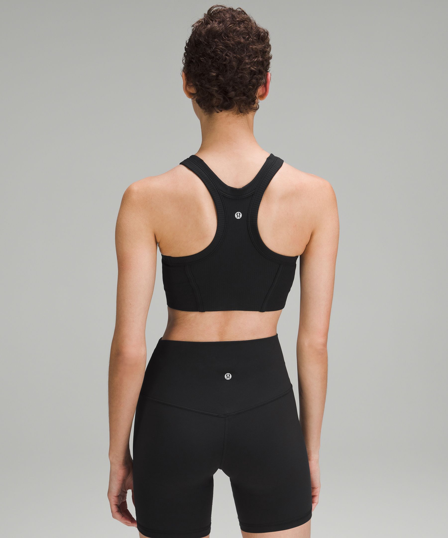 Lululemon Ribbed Nulu High-Neck Yoga Bra *Light Support, B/C Cup