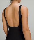Waterside Square-Neck One-Piece