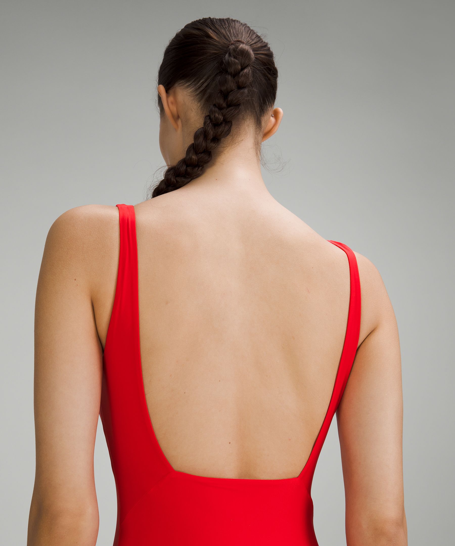 Lululemon + Waterside Square-Neck One-Piece Swimsuit