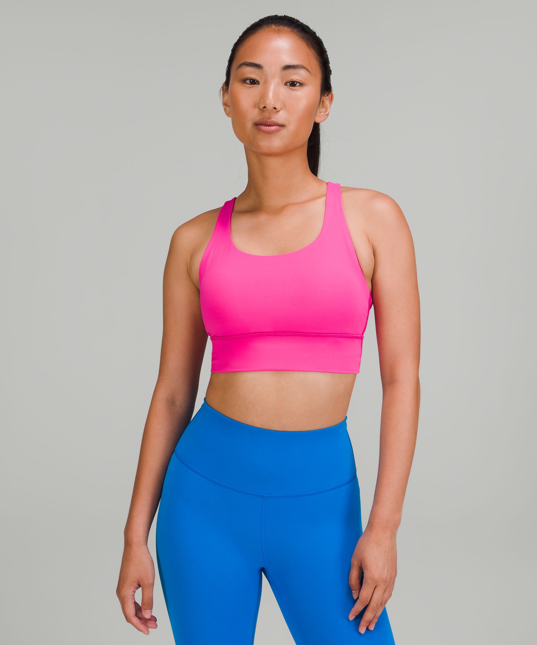 Power Medium Support Sports Bra - Hot Pink