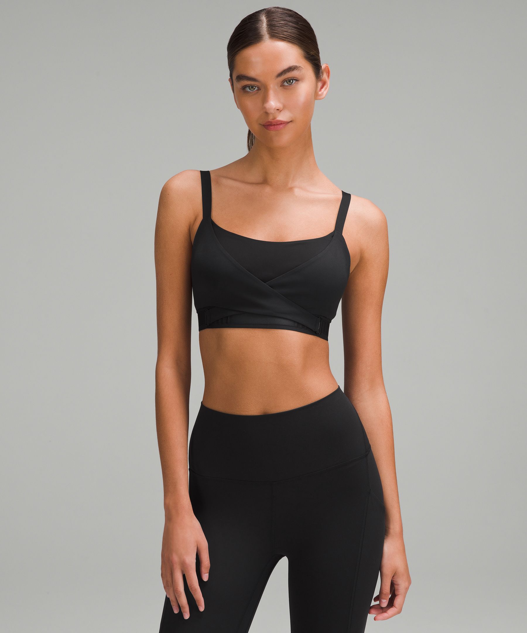 Lululemon Super-Soft Adjustable Front-Wrap Bra