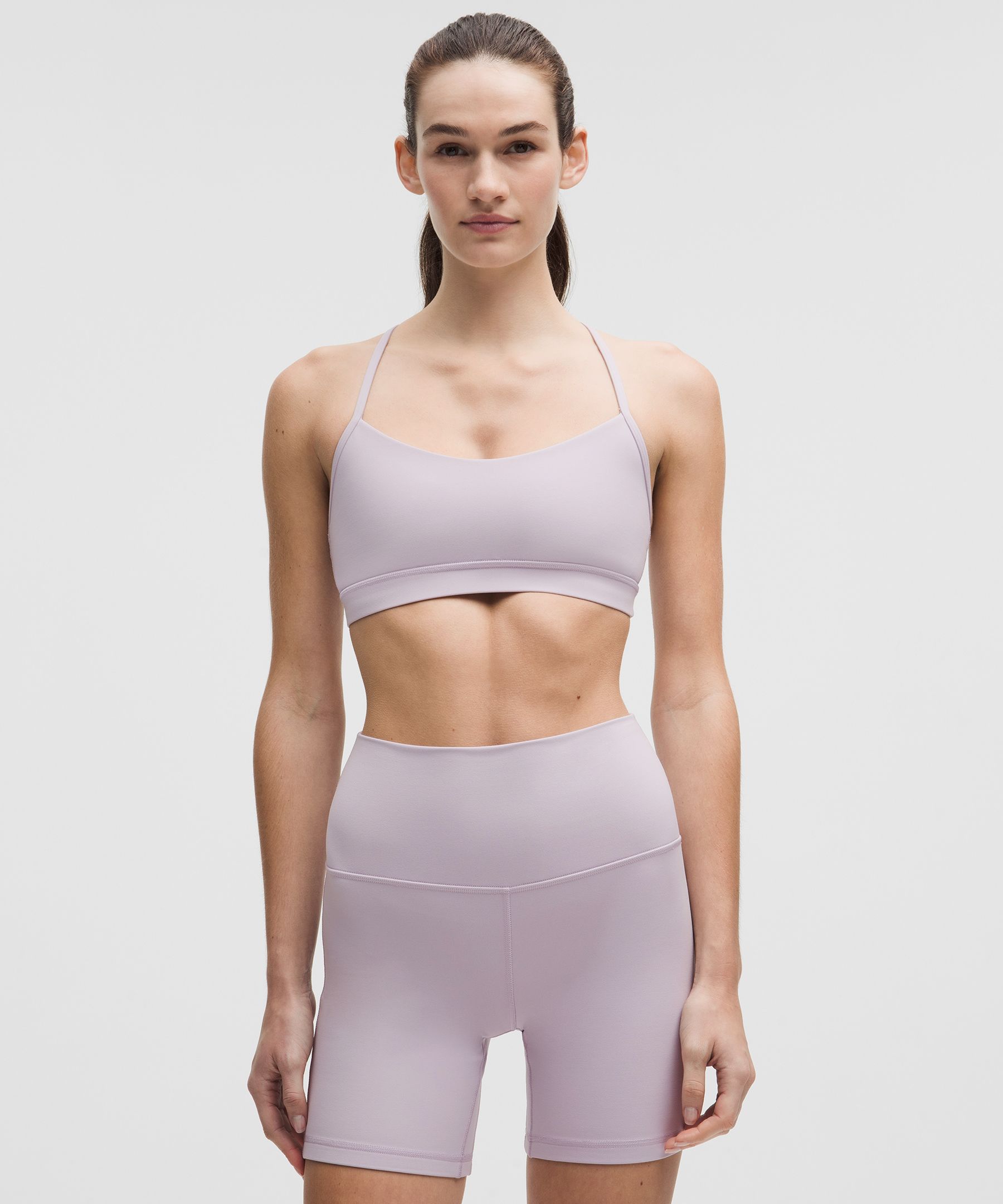 Lululemon Flow Y Bra Nulu In Neutral