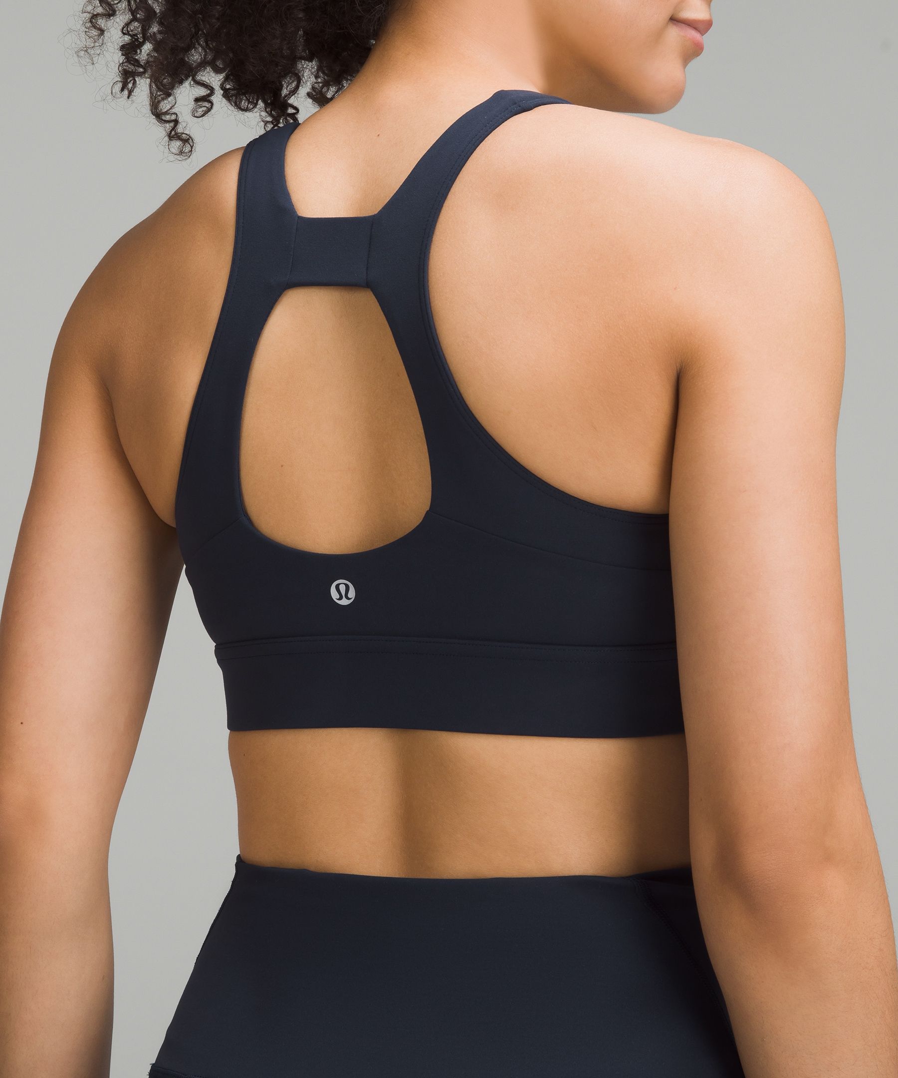 Lululemon Everlux Train Bra In Blue