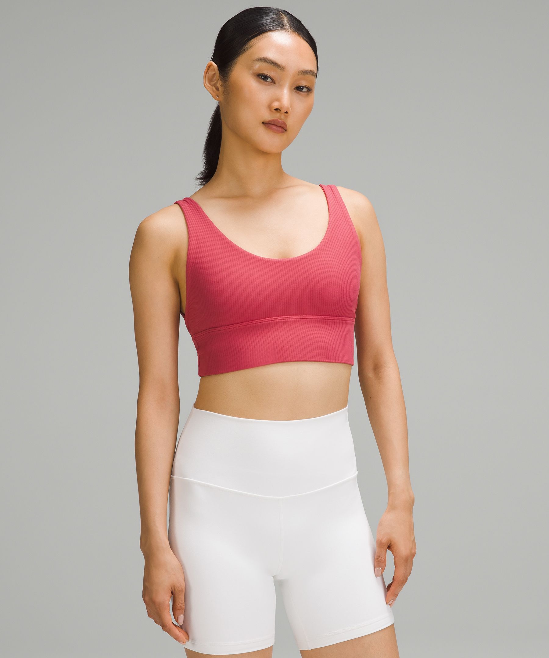 lululemon Align™ Reversible Bra Light Support, A/B Cups white/pink