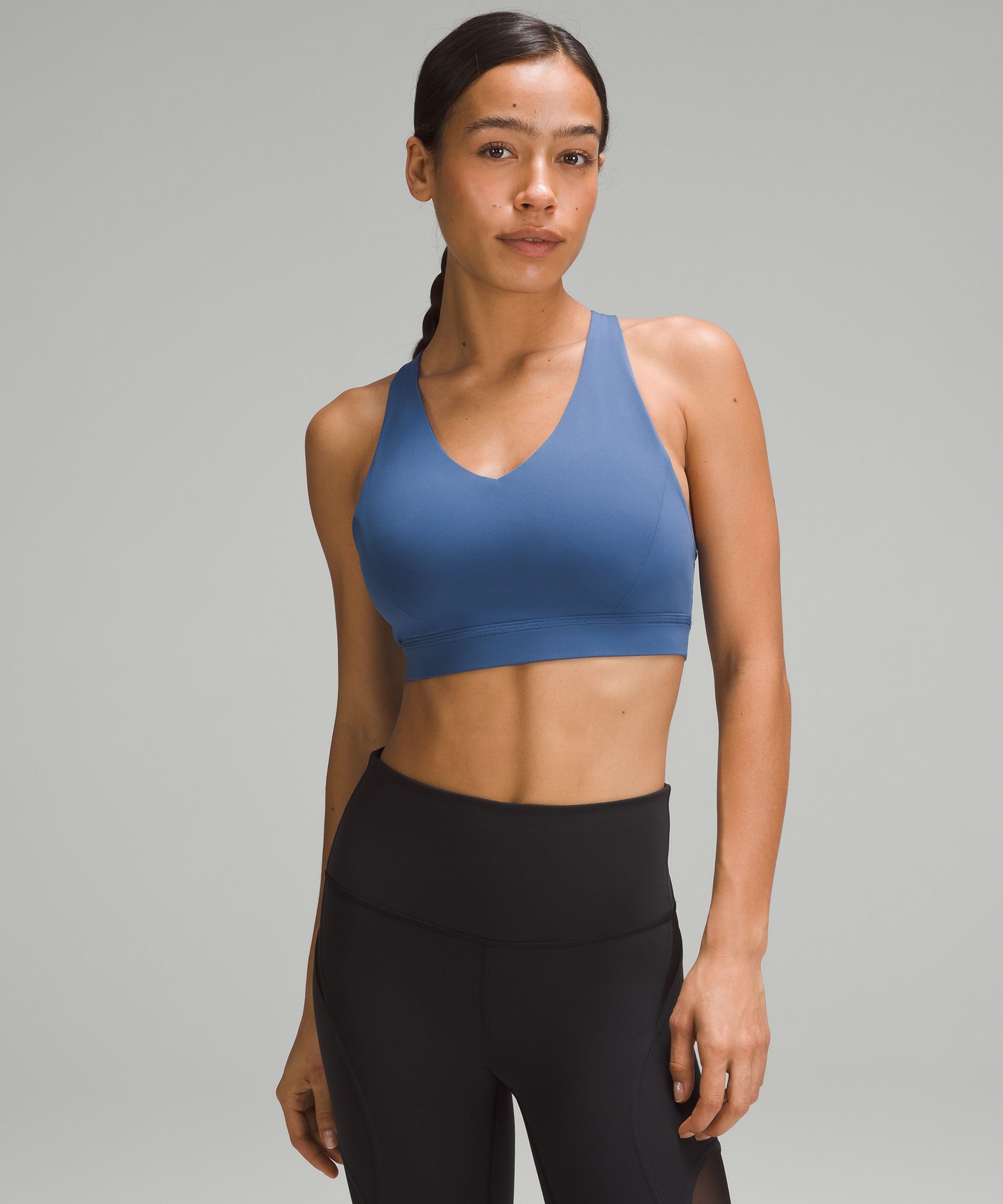 Best Lululemon High Neck Energy Bra 12 Seawheeze for sale in Regina,  Saskatchewan for 2024