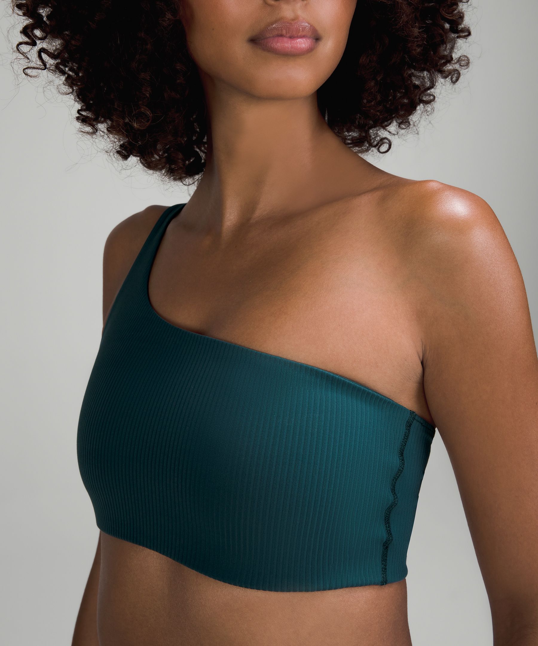 Ribbed Nulu Asymmetrical Yoga Bra … curated on LTK