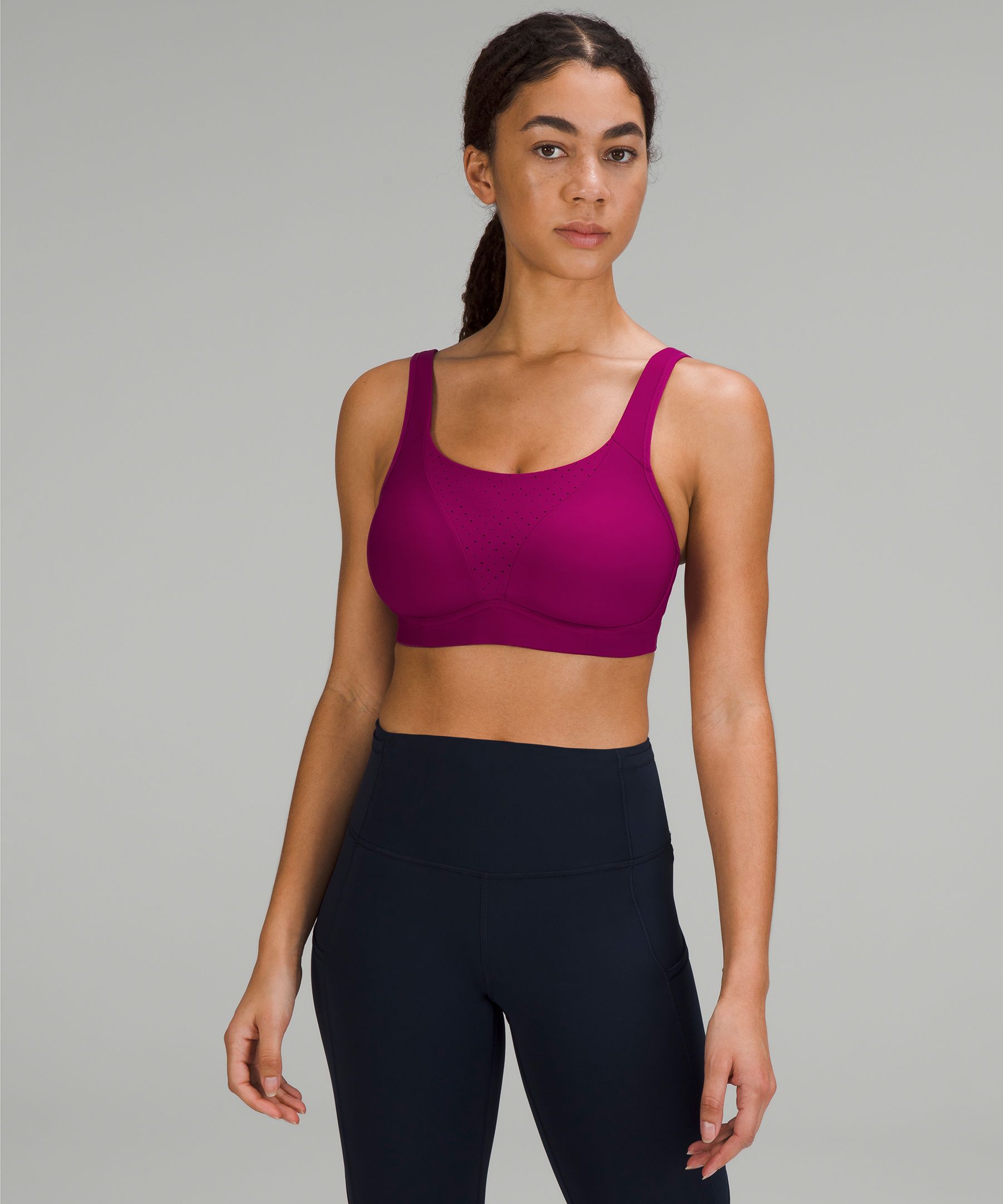 Lululemon Run Times Bra High Support, B-g Cups In Pink