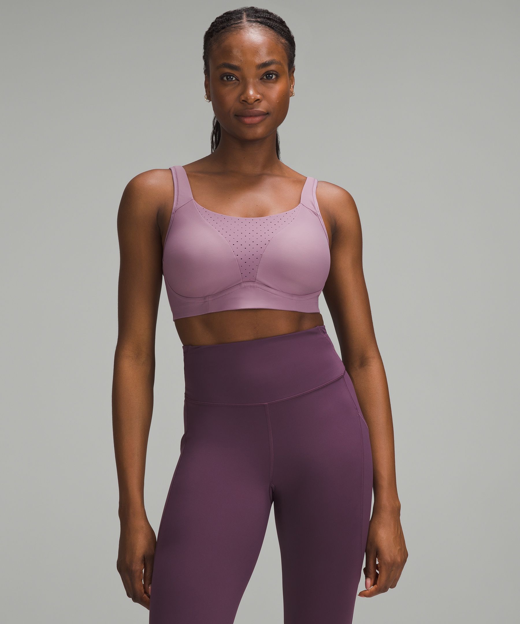 Lululemon AirSupport Bra High Support 36C 36 C Black $98 ~ Best