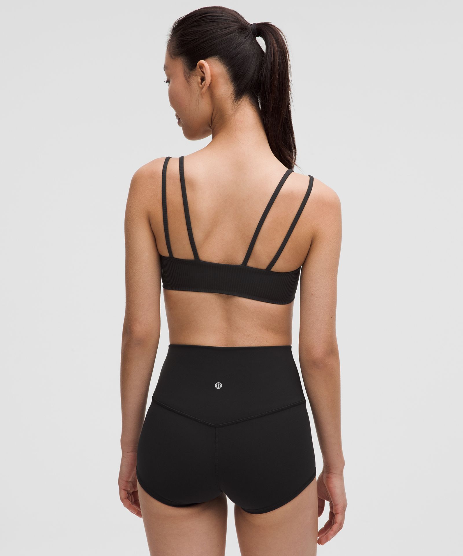 Женское бра Lululemon Like a Cloud в рубчик, лёгкая поддержка — фото 2