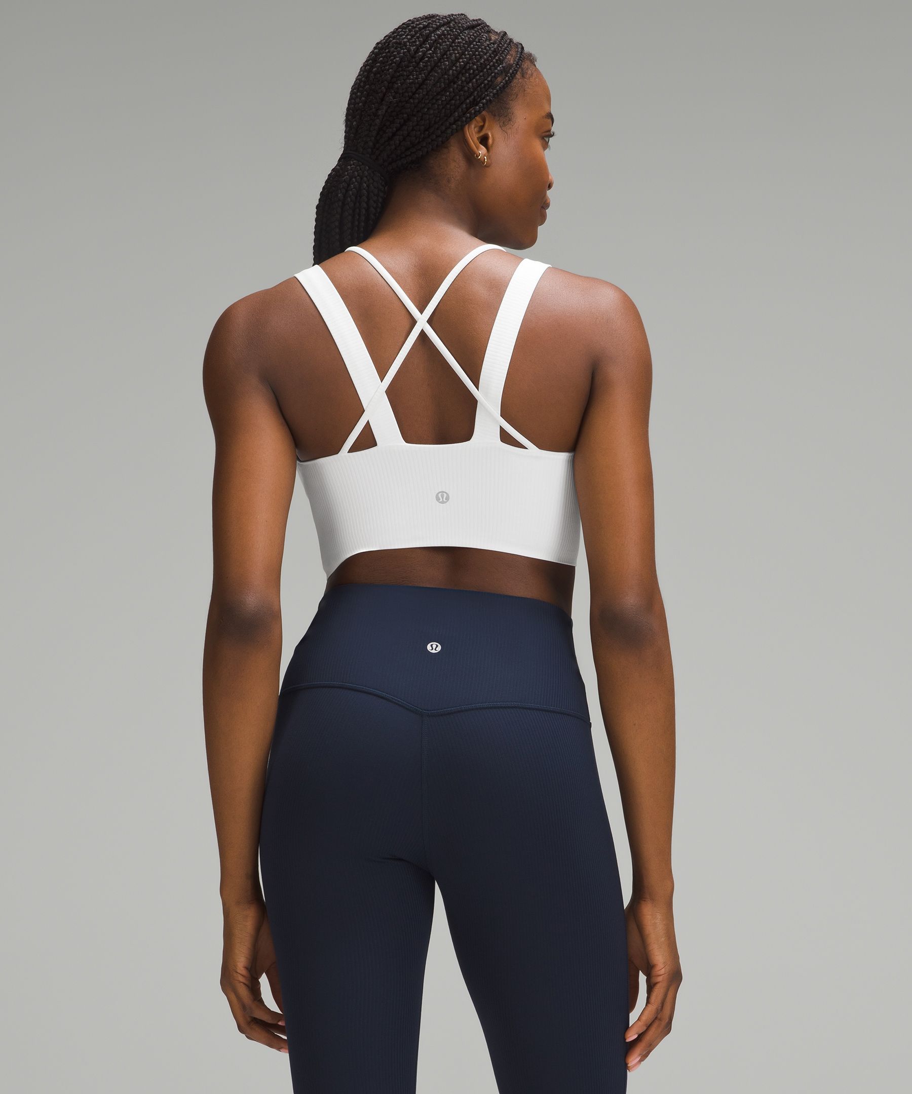 Lululemon Like A Cloud Longline Ribbed Bra Light Support, D/dd Cups