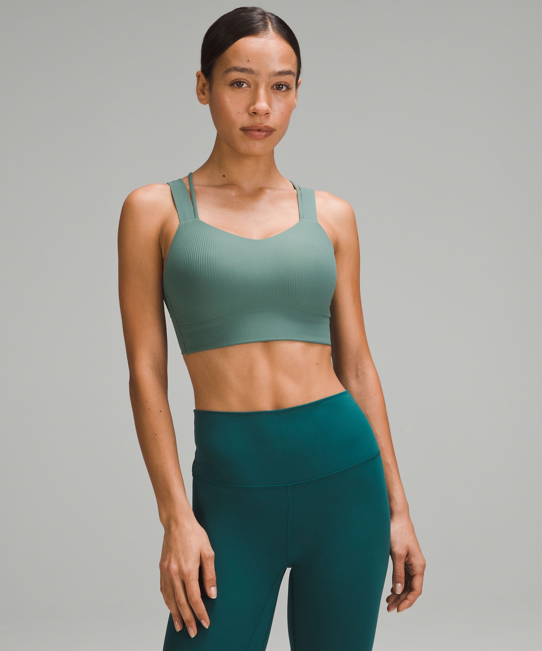 Anyone else find it difficult putting on the Ribbed Longline Yoga
