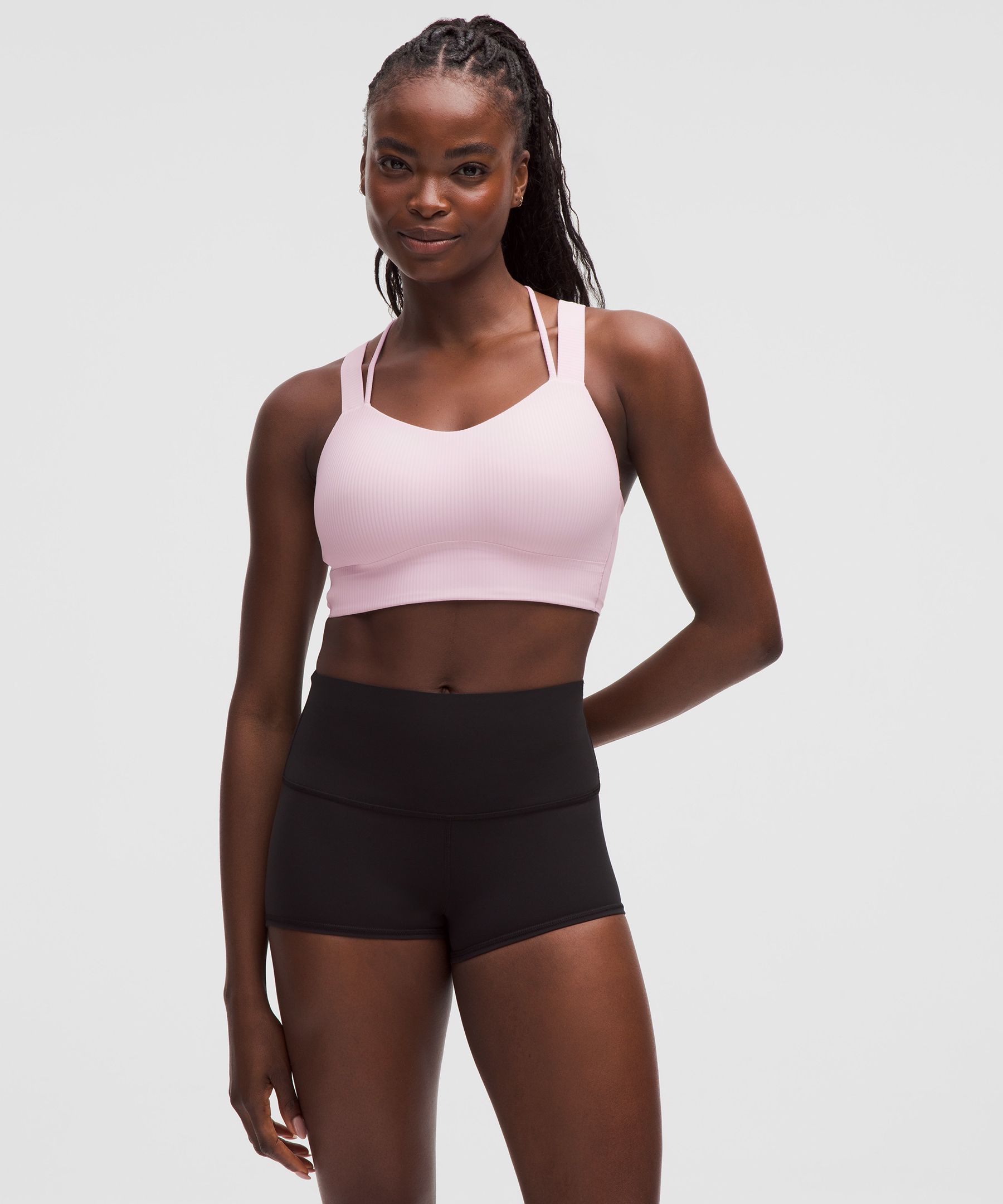 Like a Cloud Ribbed Longline Bra 