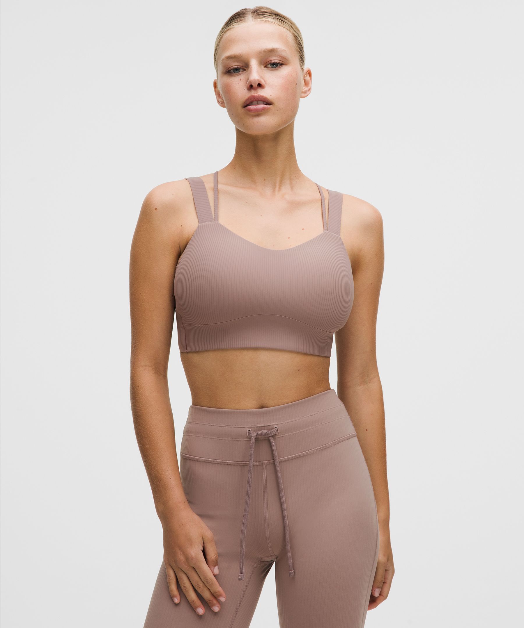 Like a Cloud Ribbed Longline Bra *Light Support, D/DD Cup