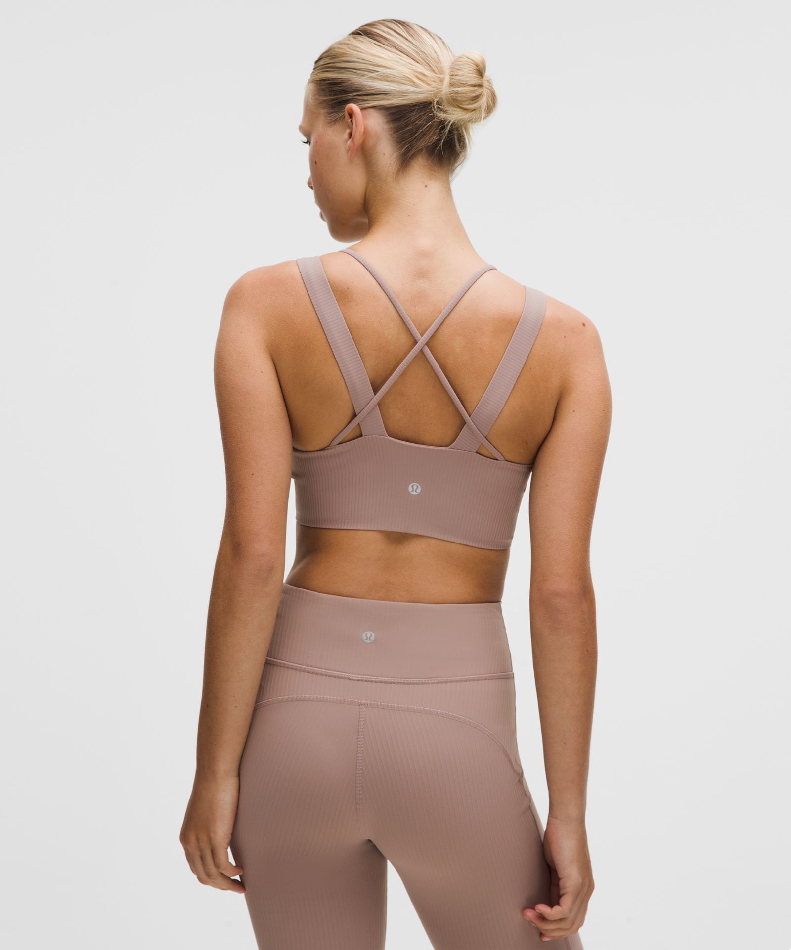 Lululemon Like a Cloud Ribbed Longline Bra *Light Support, D/DD Cup — фото 2