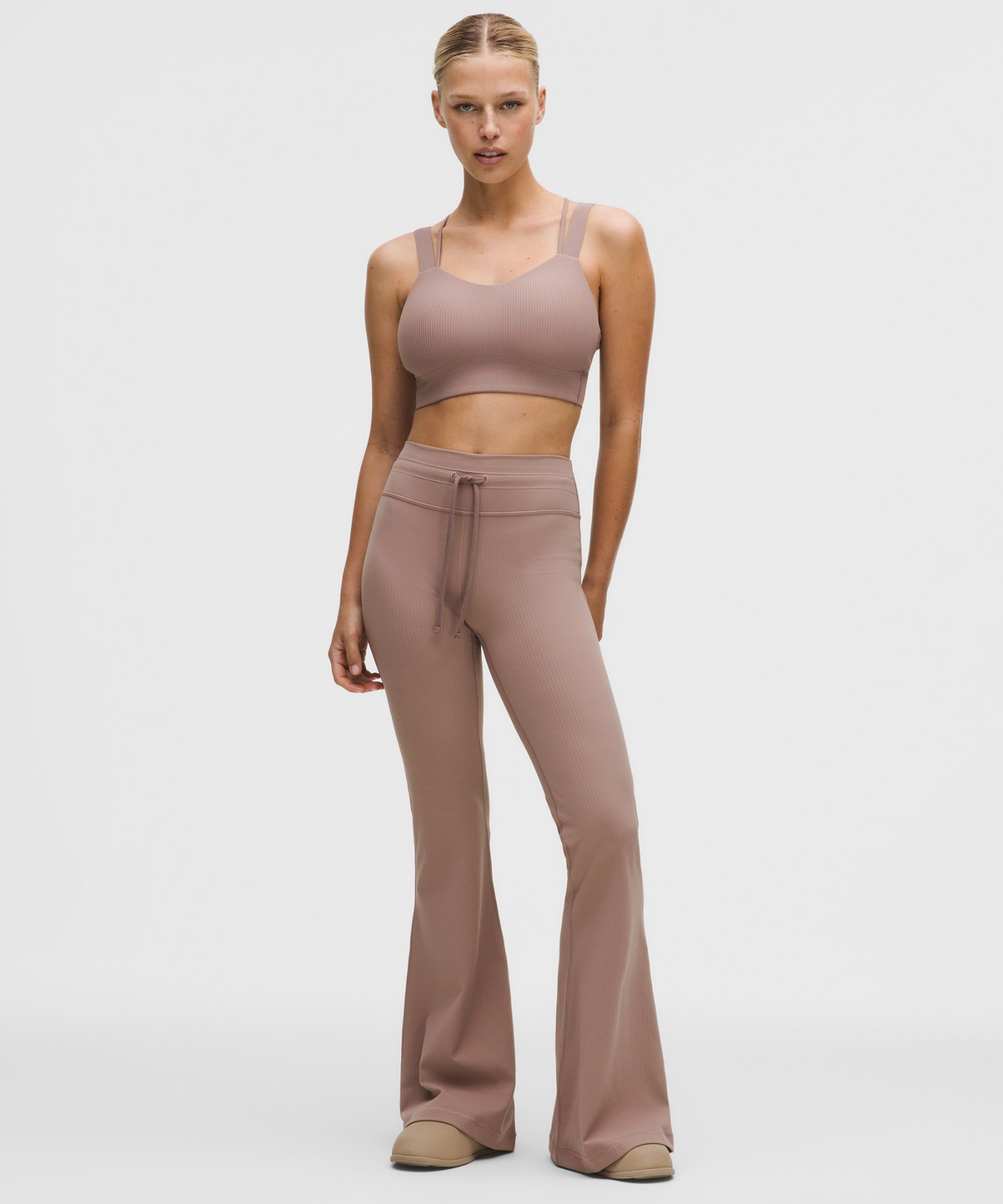 Lululemon Like a Cloud Ribbed Longline Bra *Light Support, D/DD Cup — фото 3